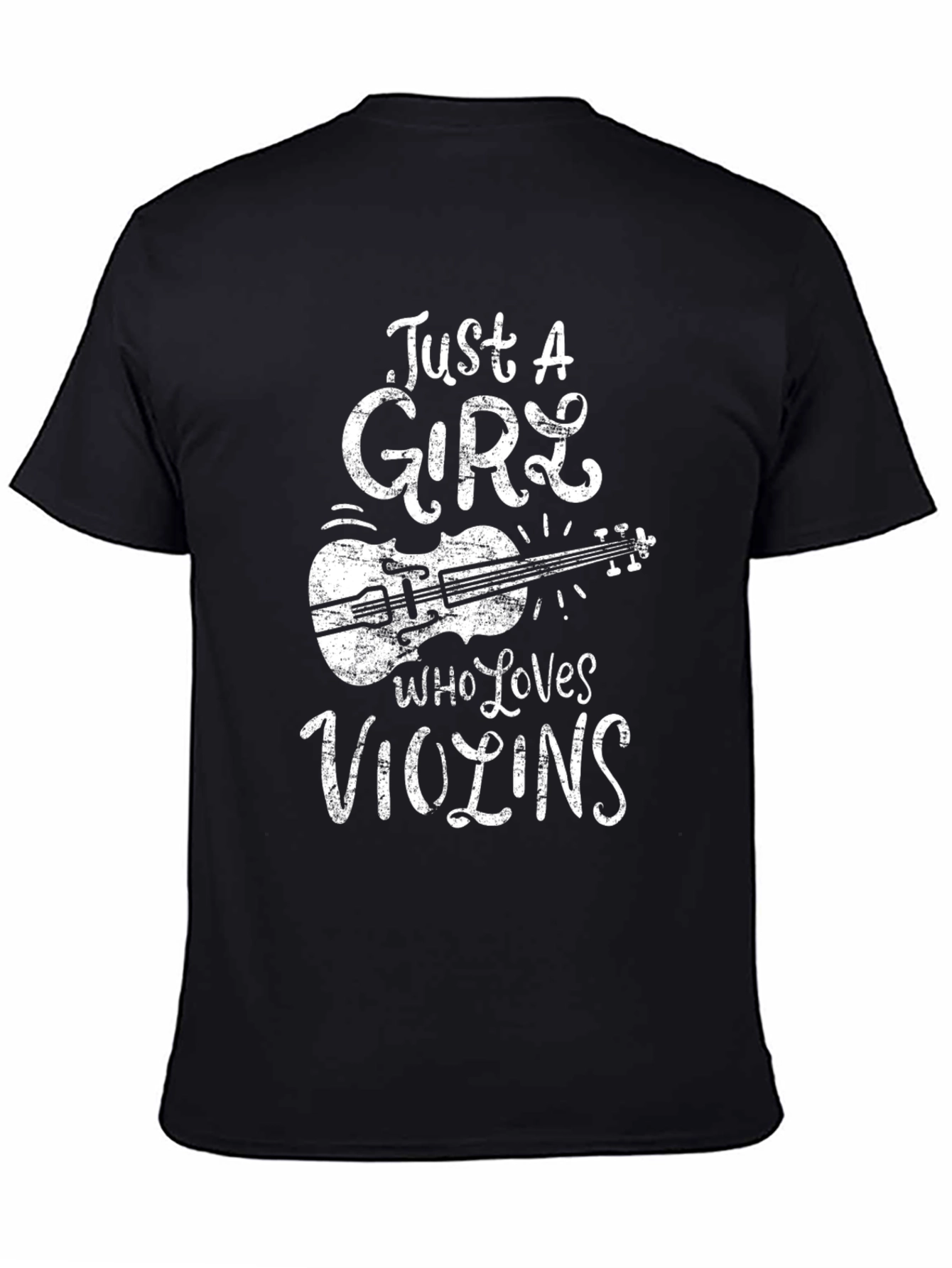 Just A Girl Who Loves Violins T-Shirt