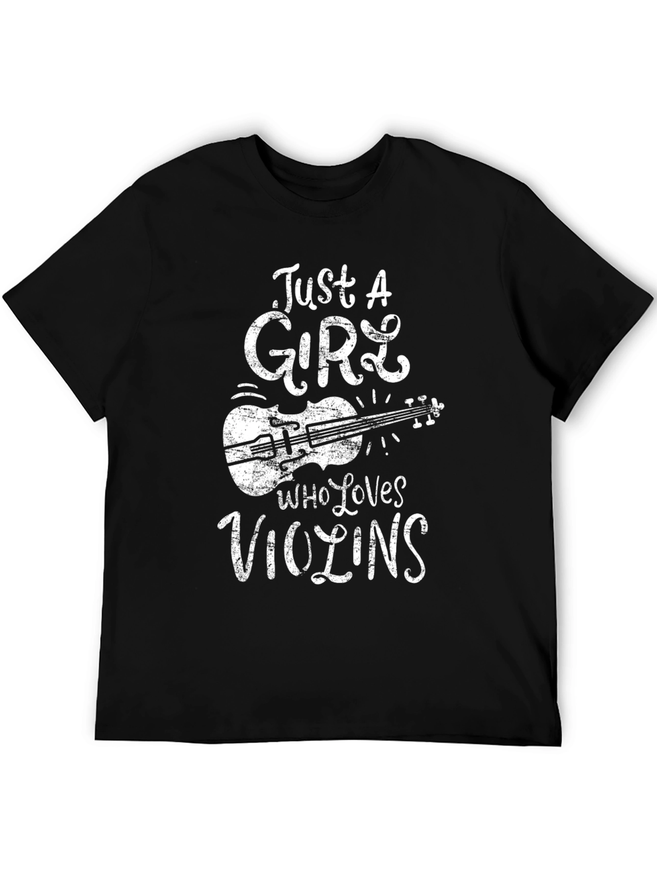 Just A Girl Who Loves Violins T-Shirt