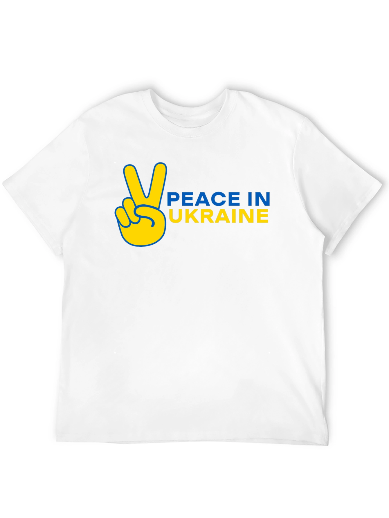 Peace in Ukraine T-Shirt Black