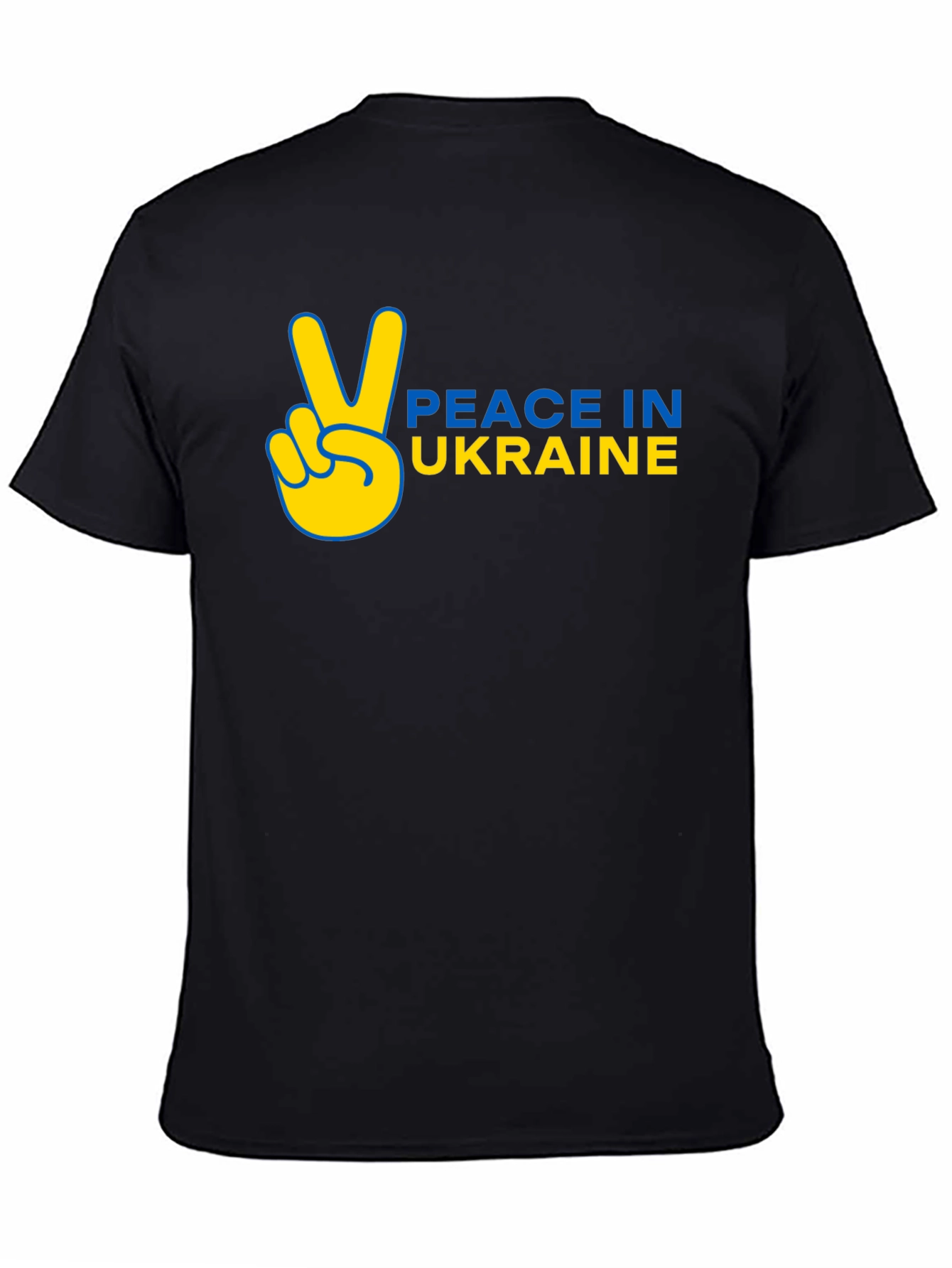 Peace in Ukraine T-Shirt Black
