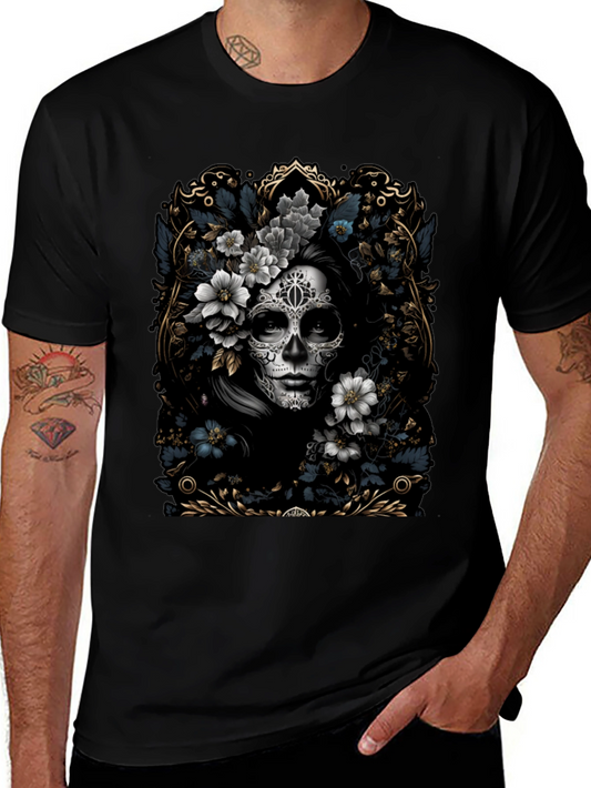 Day of the Dead Floral T-Shirt