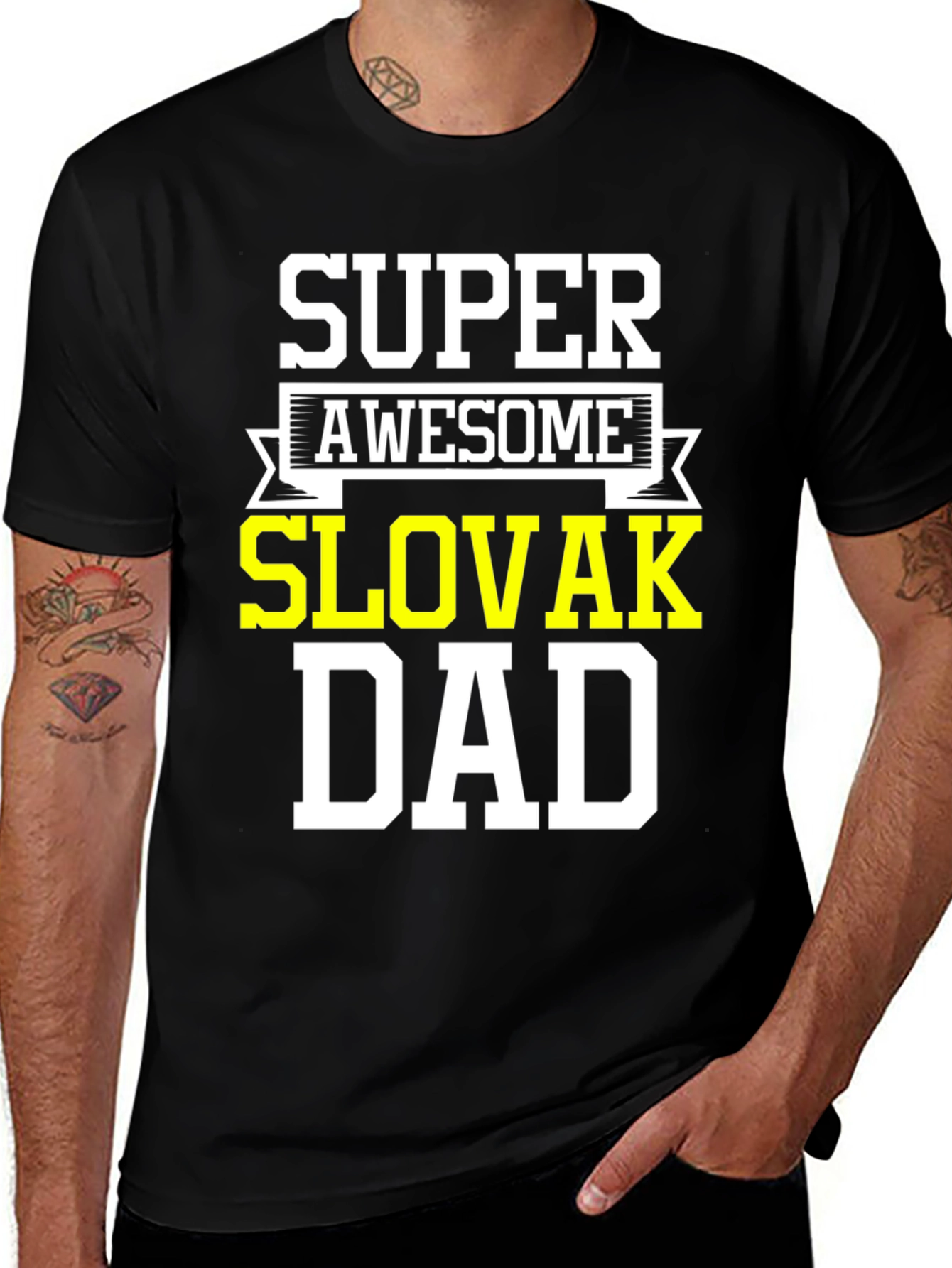 Super Awesome Slovak Dad T-Shirt
