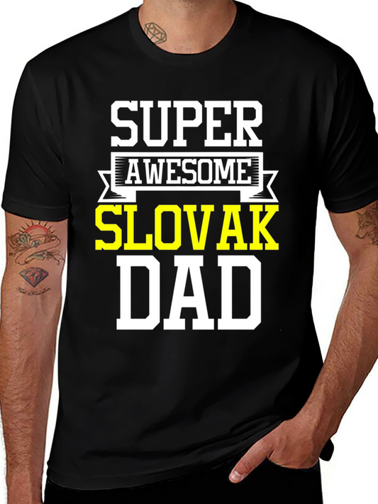 Super Awesome Slovak Dad T-Shirt