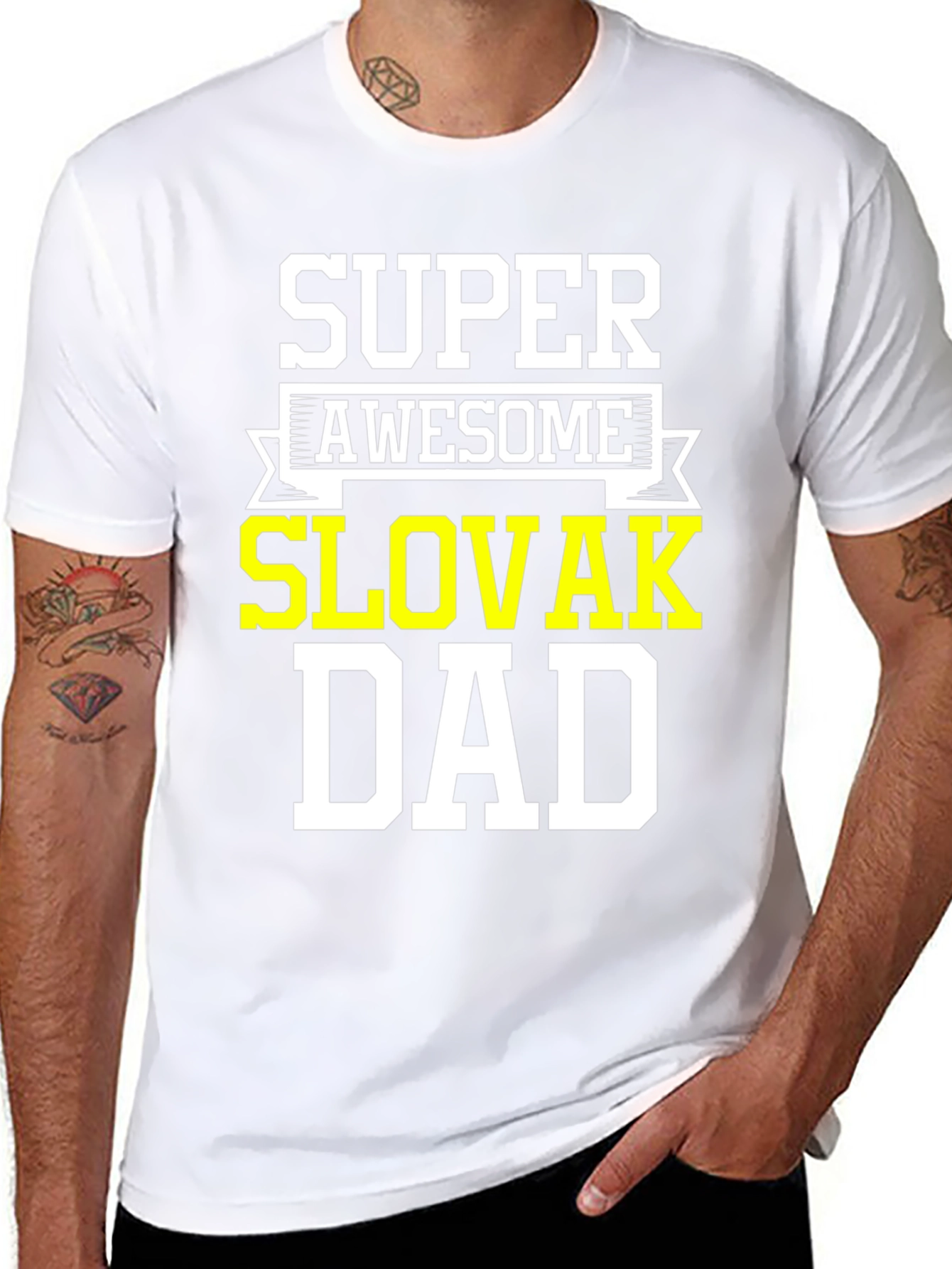 Super Awesome Slovak Dad T-Shirt