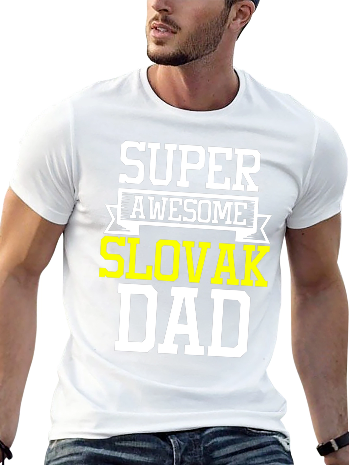Super Awesome Slovak Dad T-Shirt