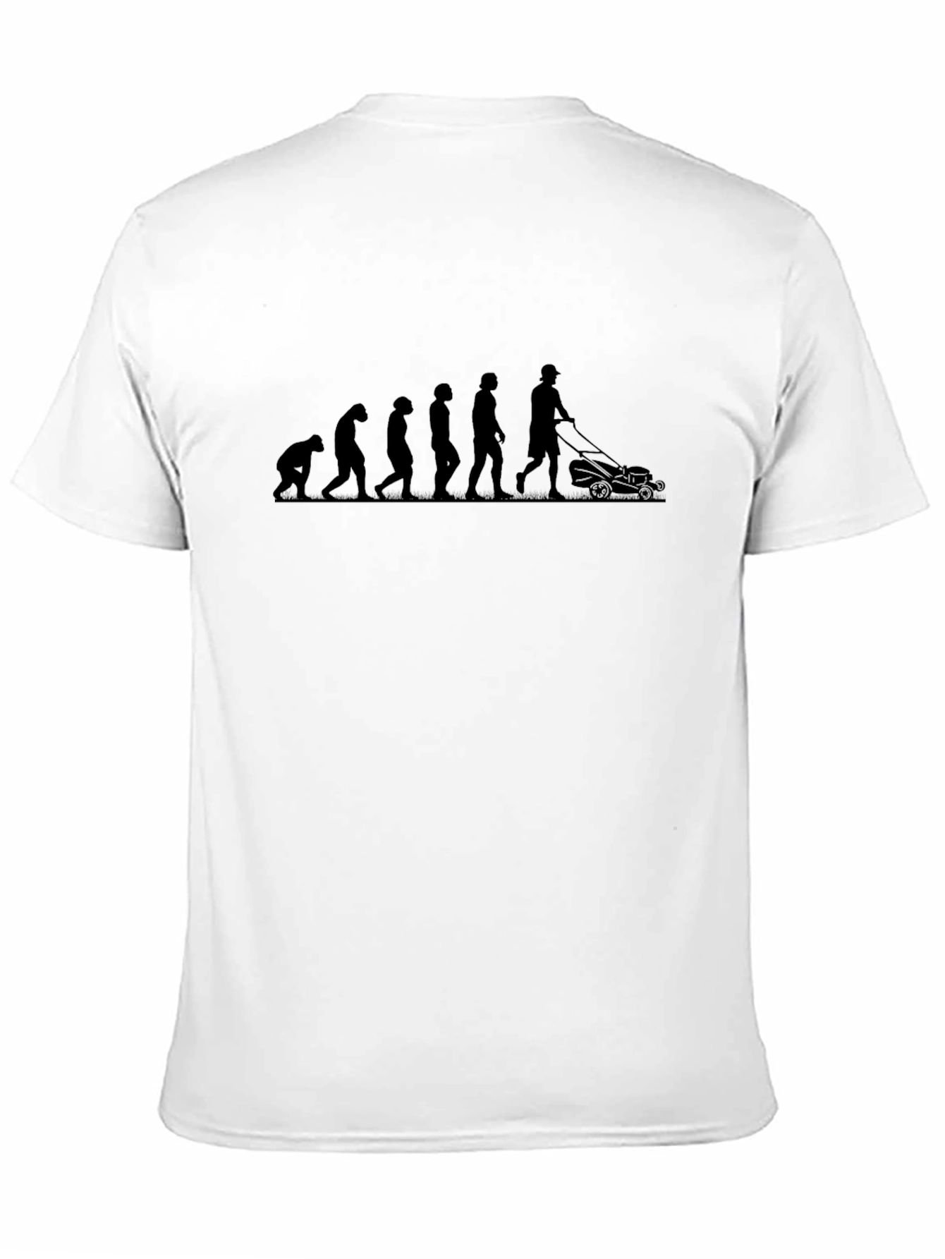 Evolution of Lawn Mowing T-Shirt