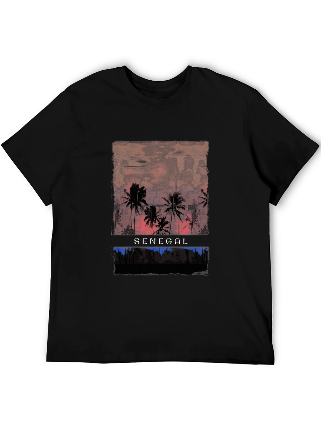 Senegal Sunset Palm T-Shirt
