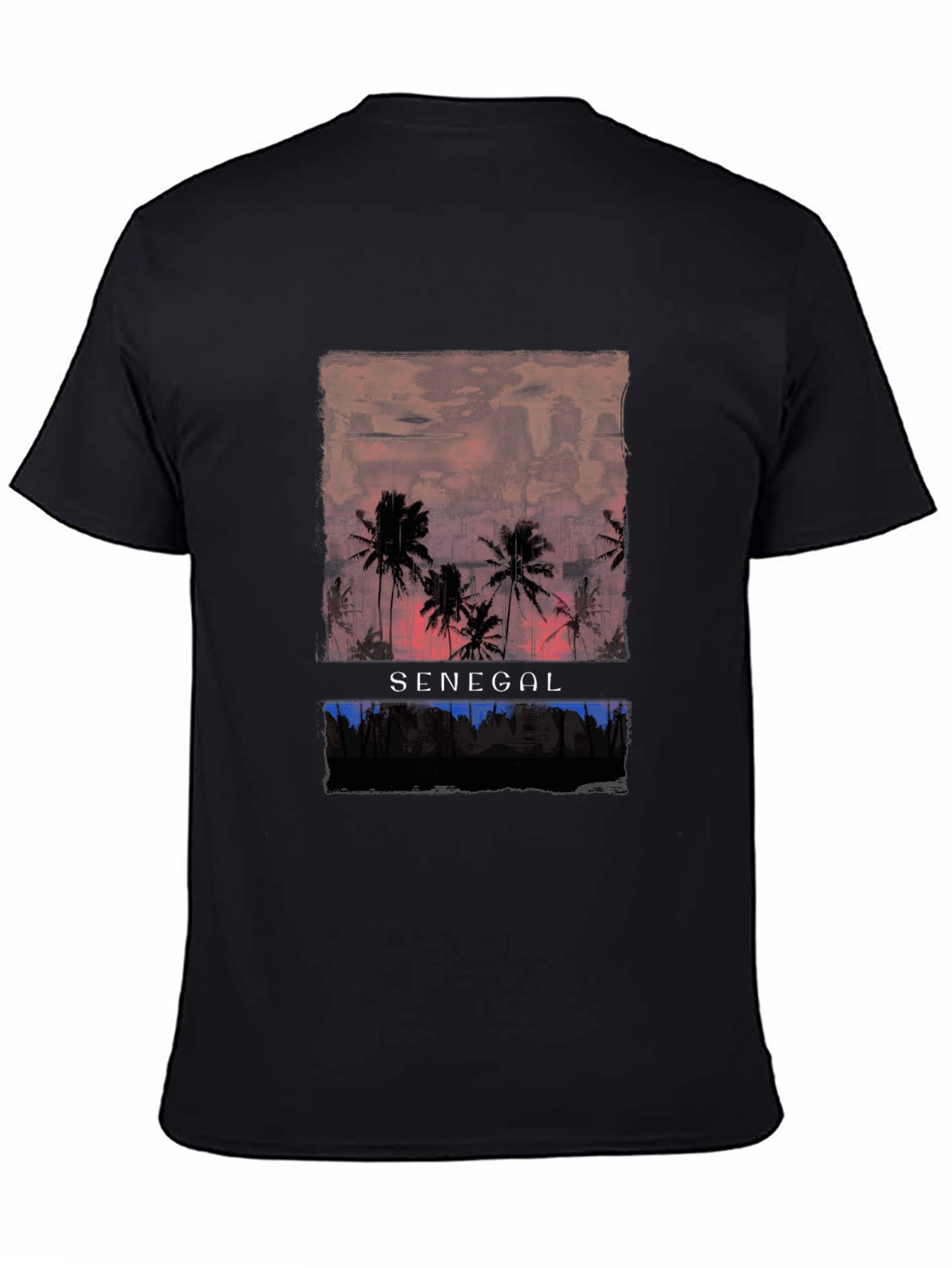 Senegal Sunset Palm T-Shirt