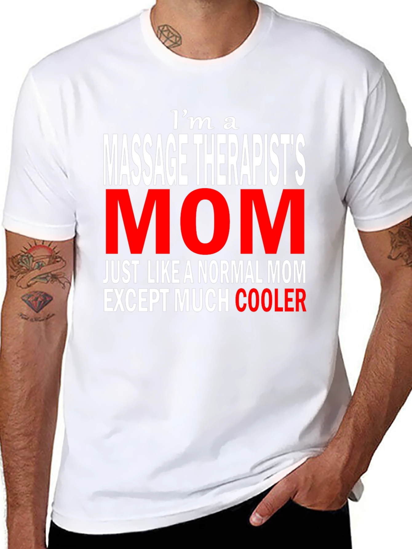 Massage Therapists Mom T-Shirt - Cool Mothers Day Tee