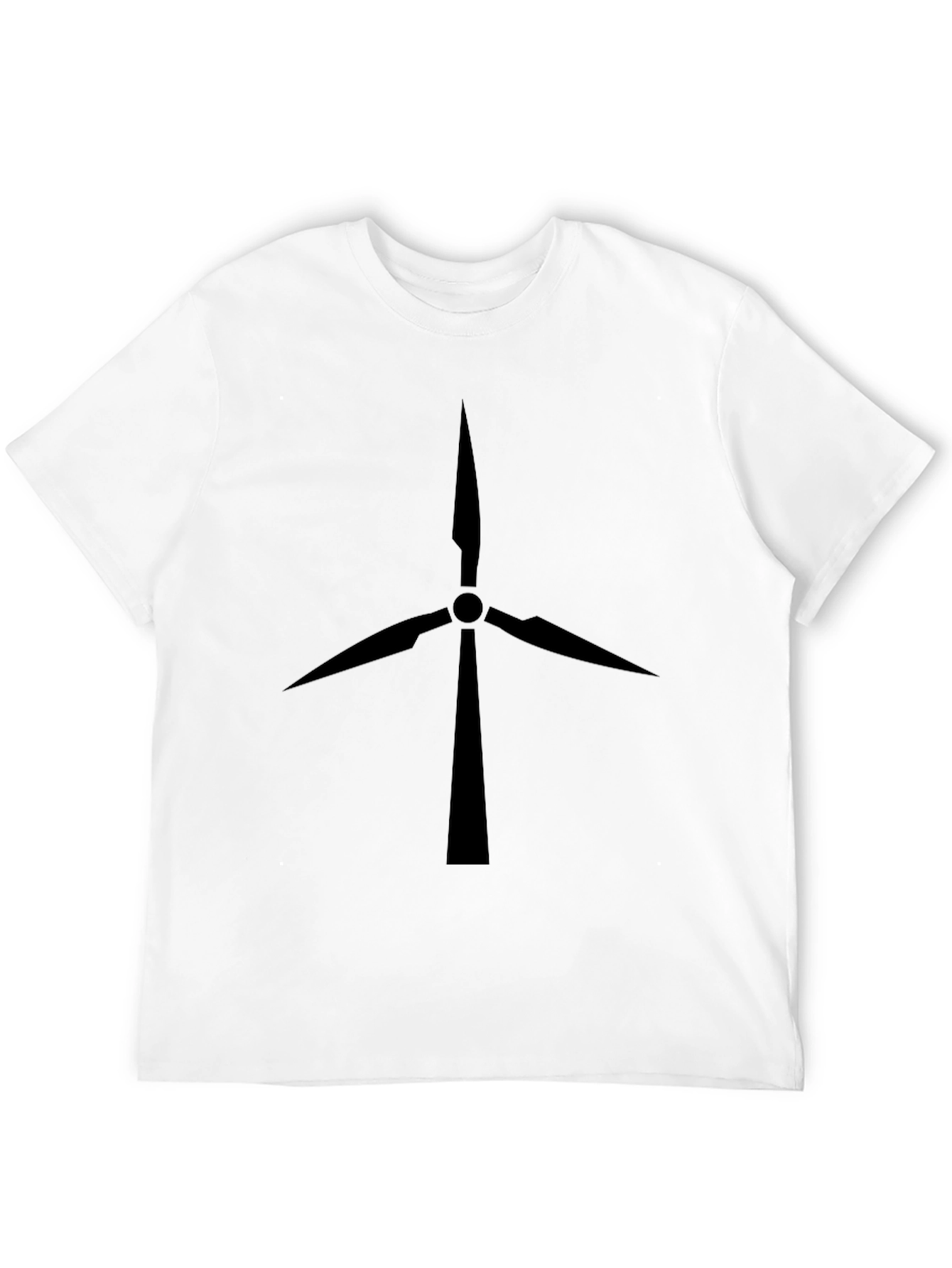 Modern Wind Turbine Graphic Tee