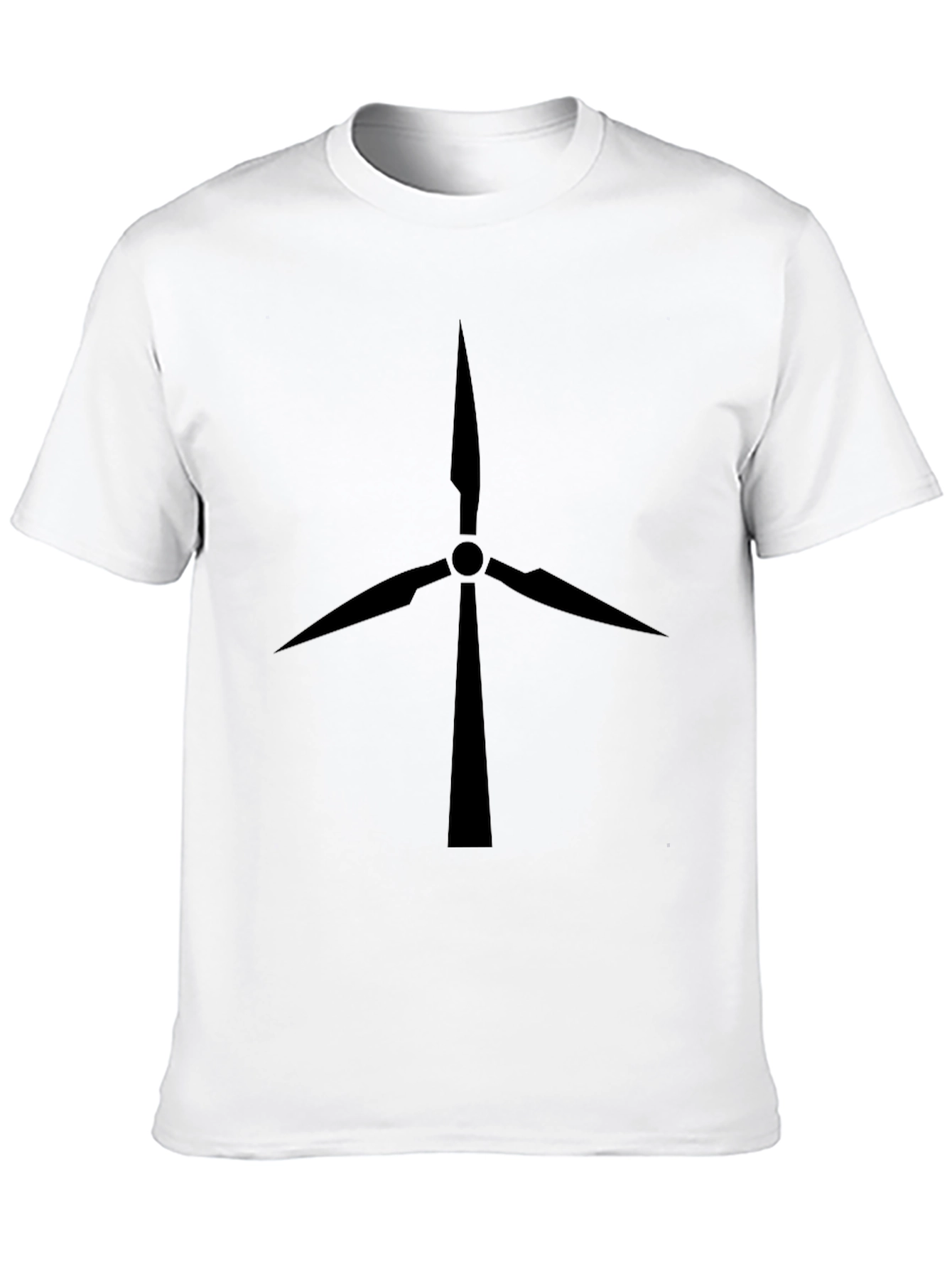 Modern Wind Turbine Graphic Tee