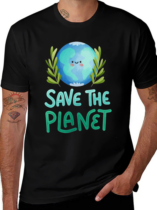 Save the Planet Graphic Tee - Eco Friendly