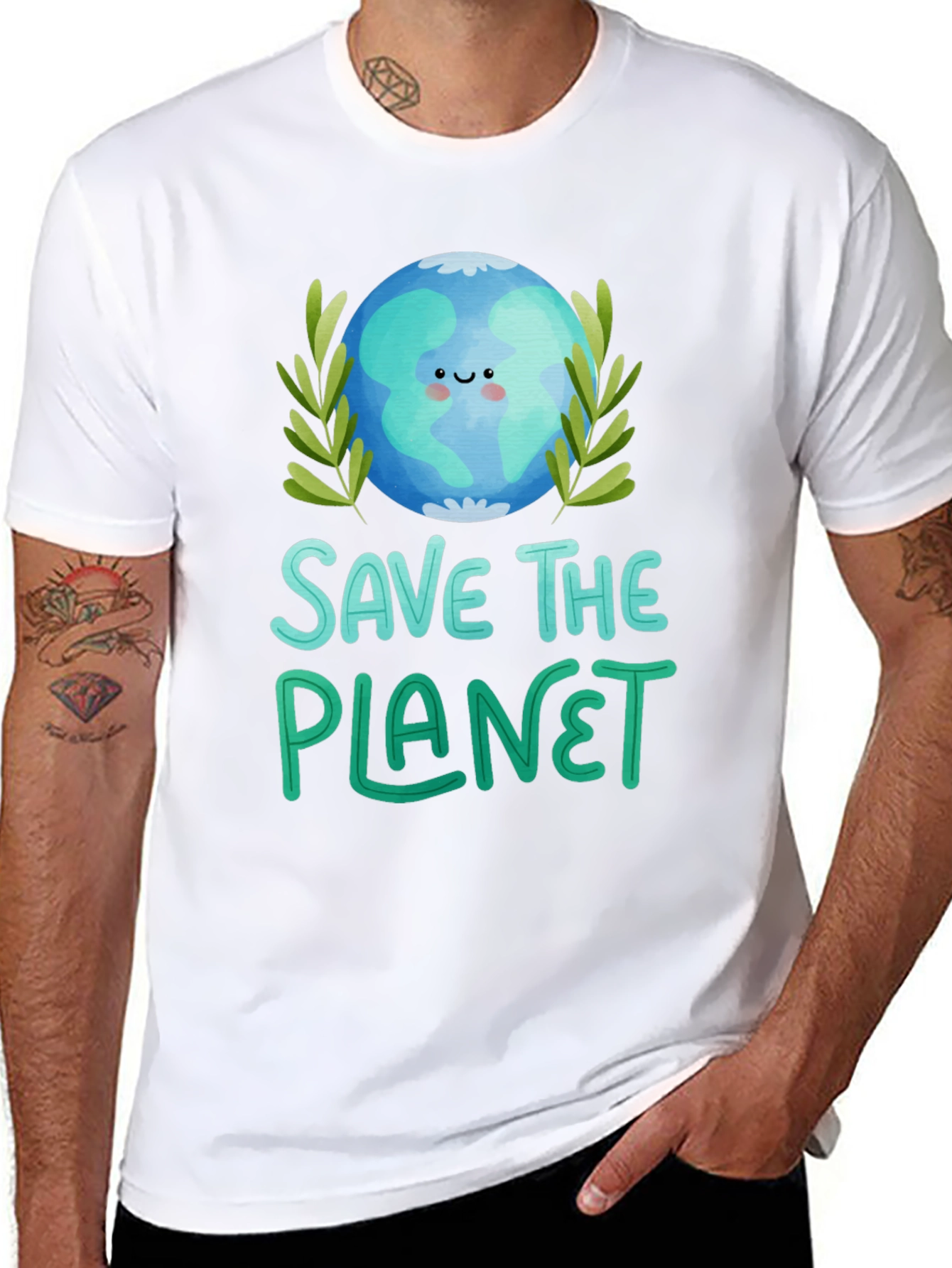 Save the Planet Graphic Tee - Eco Friendly