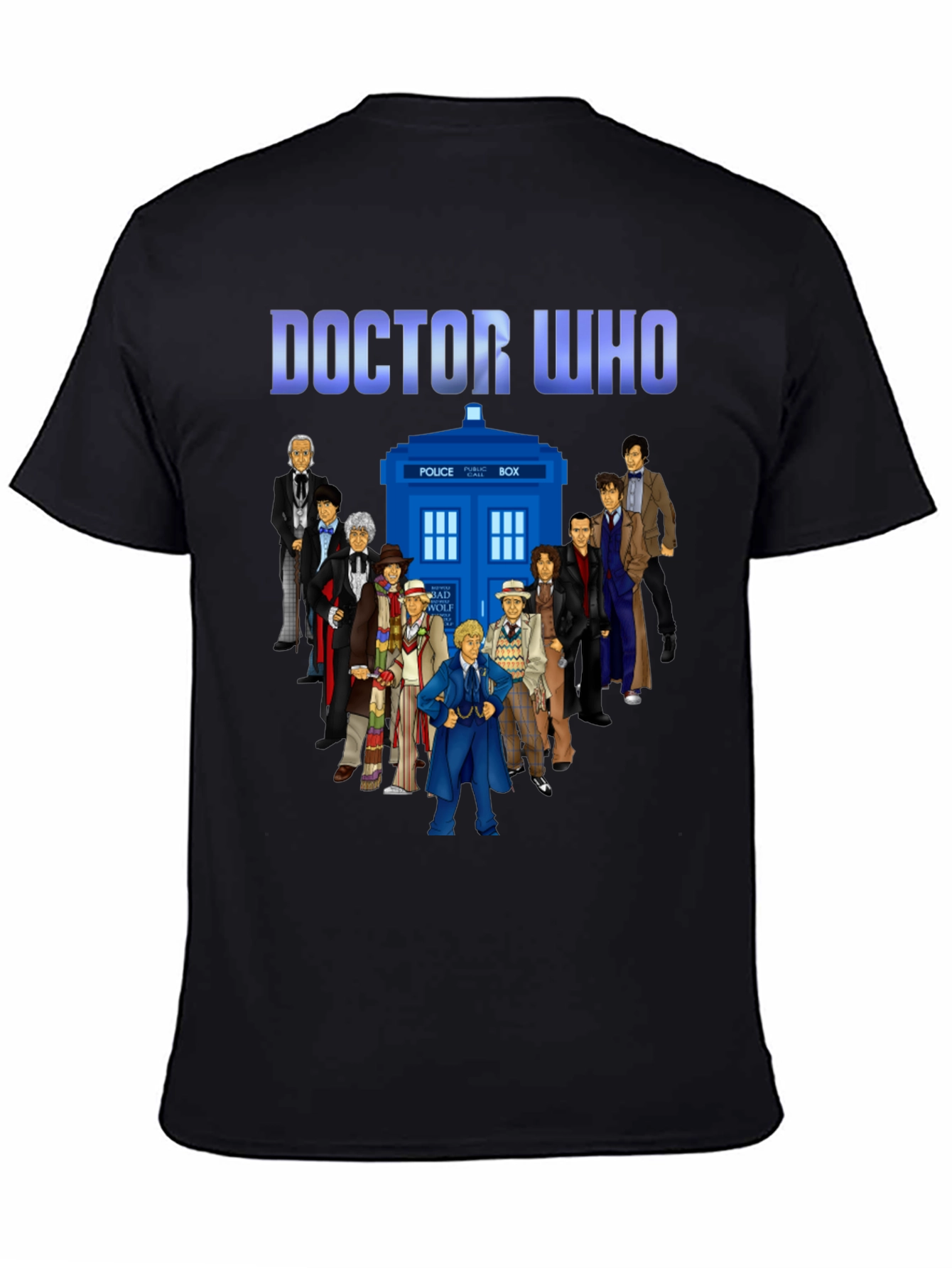 Doctor Who T-Shirt - Tardis and Doctors