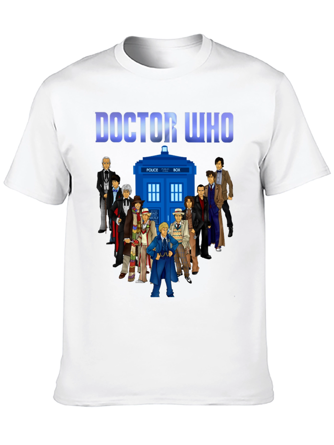Doctor Who T-Shirt - Tardis and Doctors