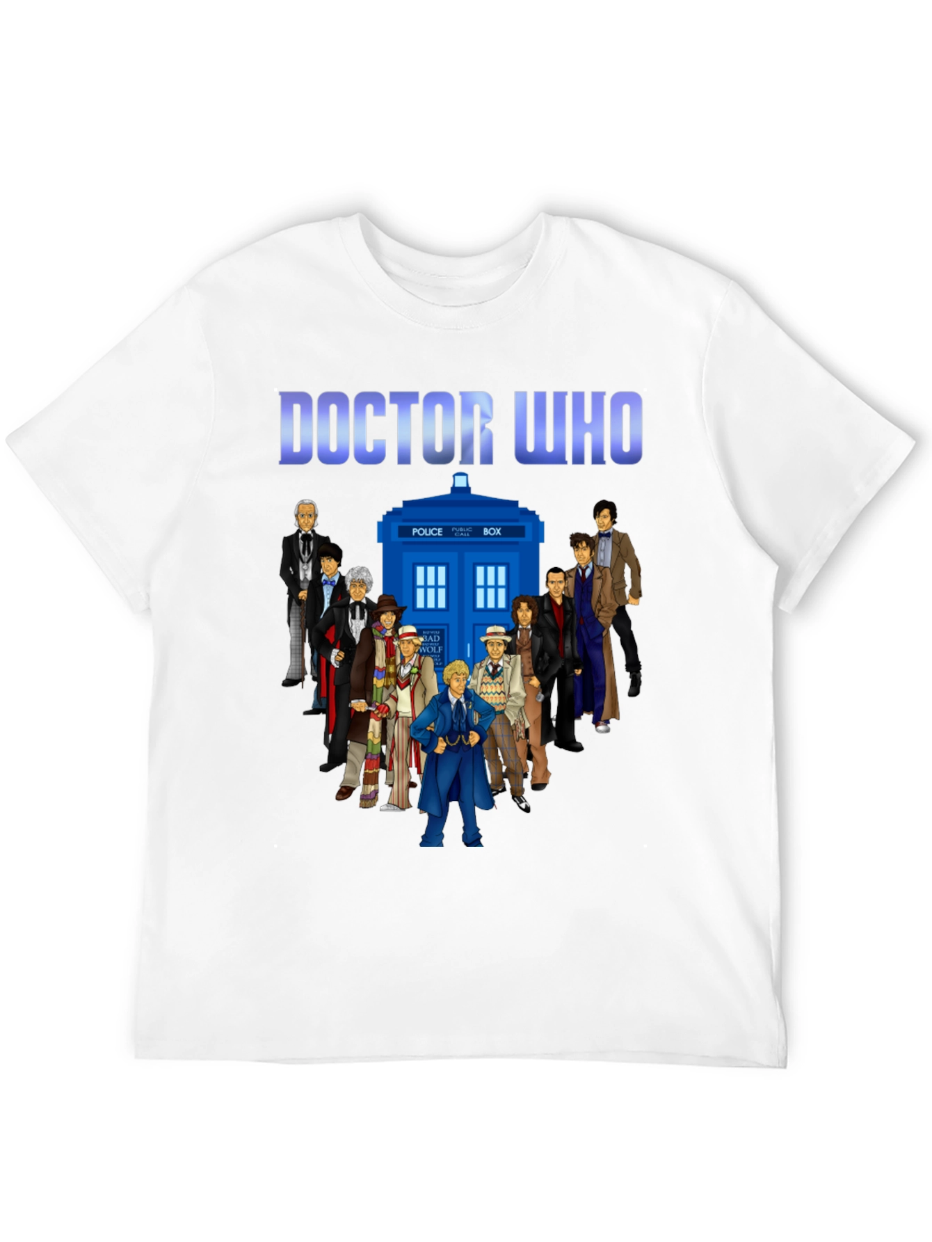 Doctor Who T-Shirt - Tardis and Doctors