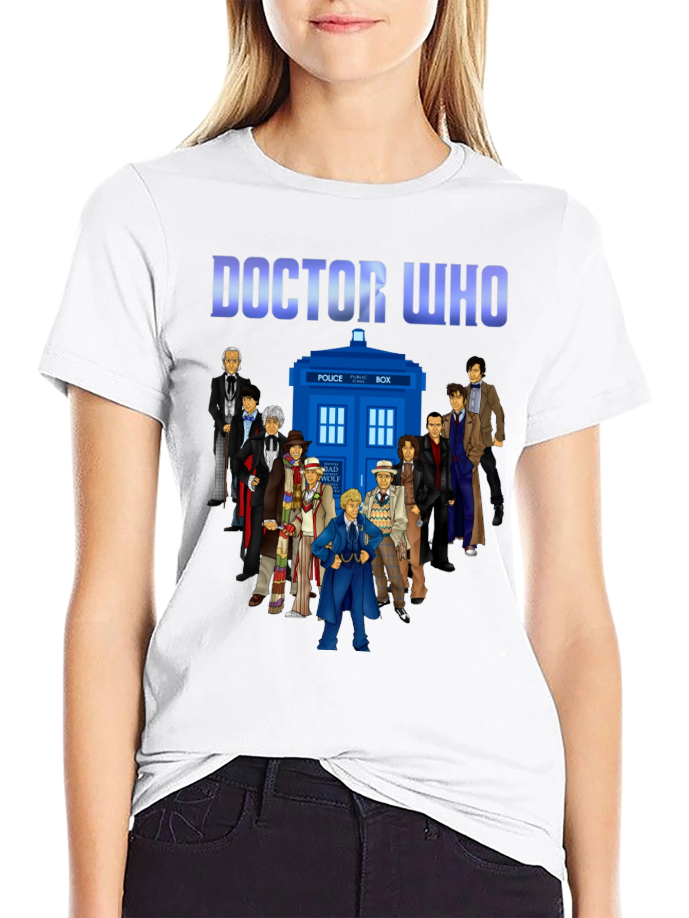 Doctor Who T-Shirt - Tardis and Doctors