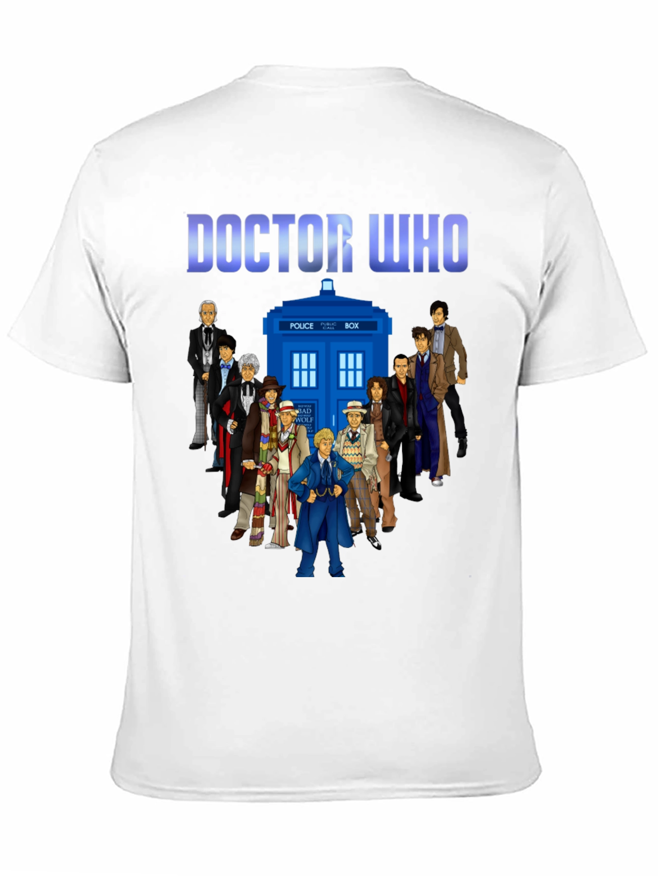 Doctor Who T-Shirt - Tardis and Doctors