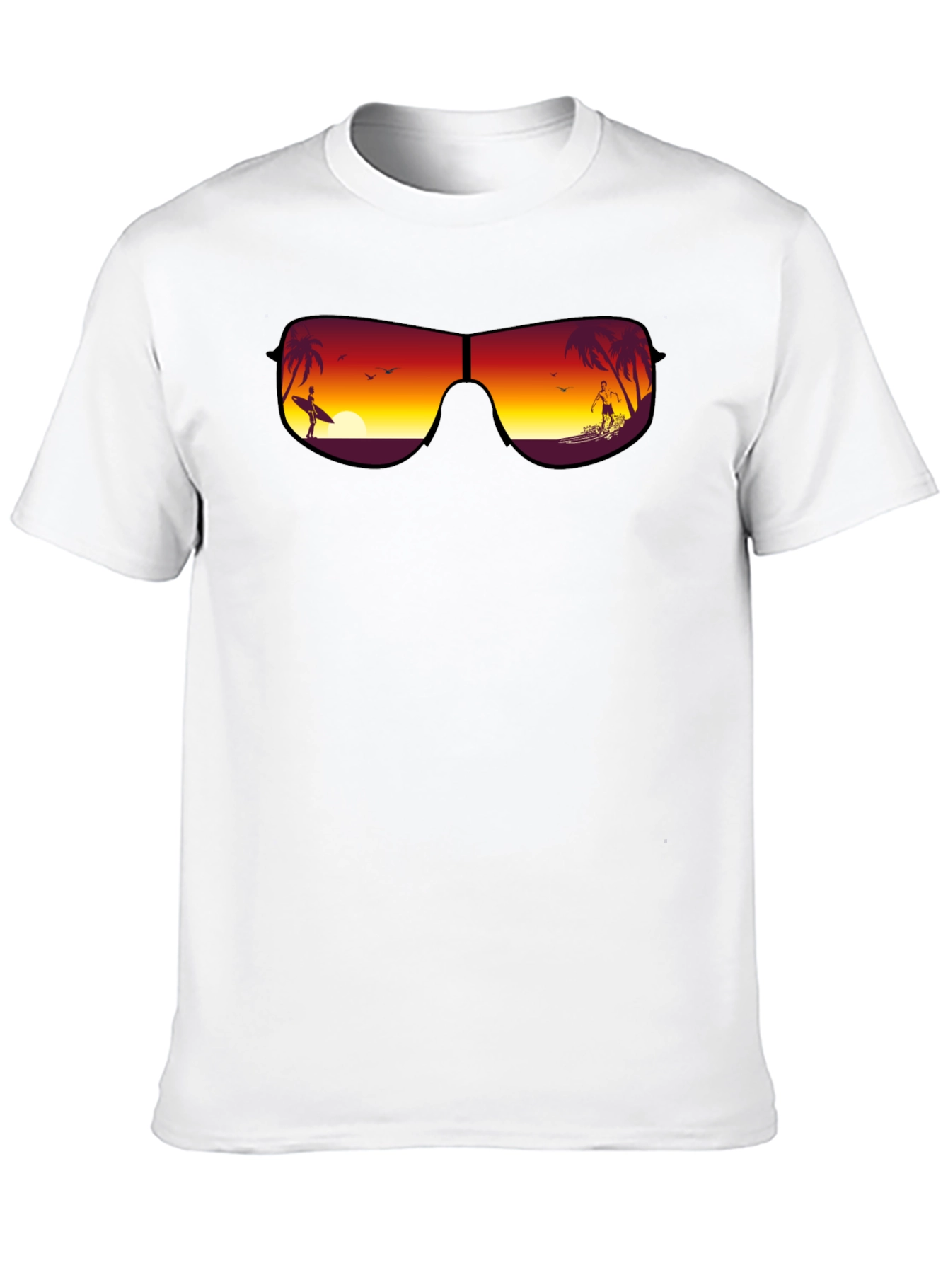 Sunset Surfer Graphic Tee