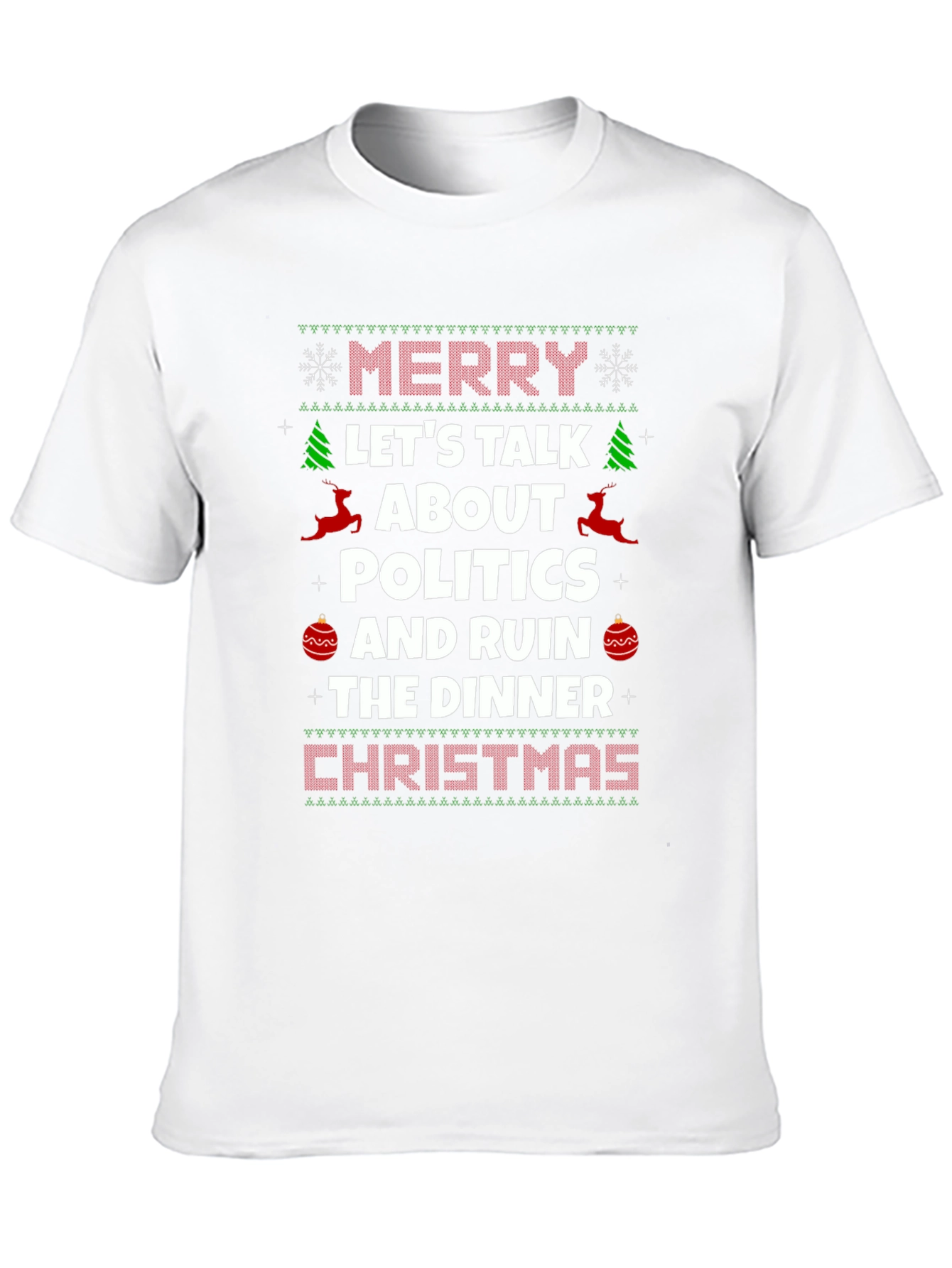 Merry Christmas Politics Dinner T-Shirt