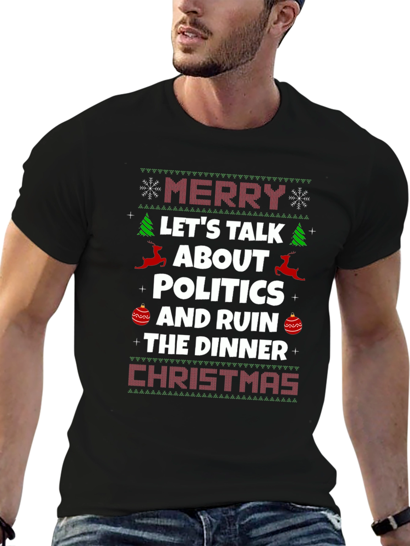 Merry Christmas Politics Dinner T-Shirt