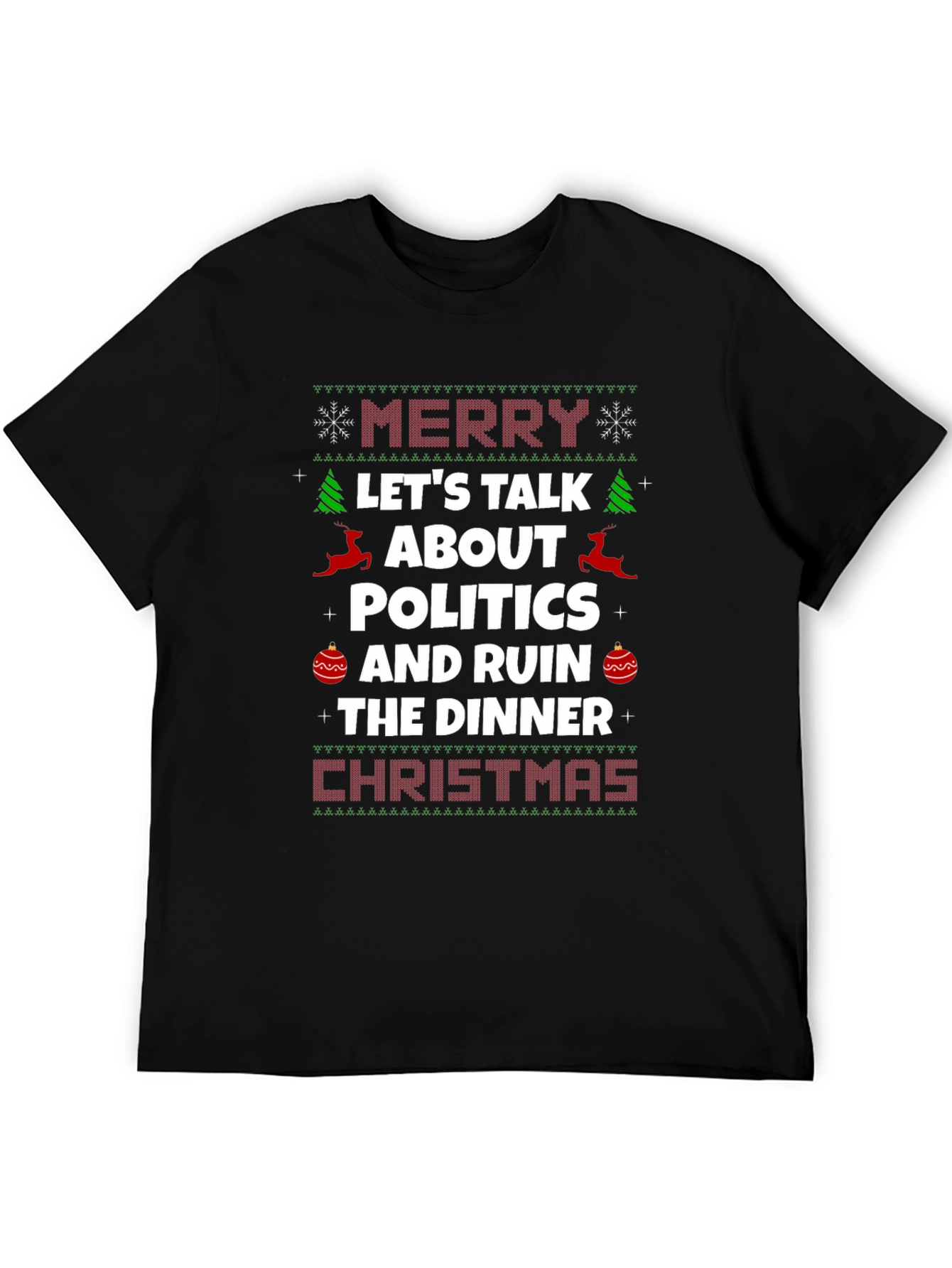 Merry Christmas Politics Dinner T-Shirt
