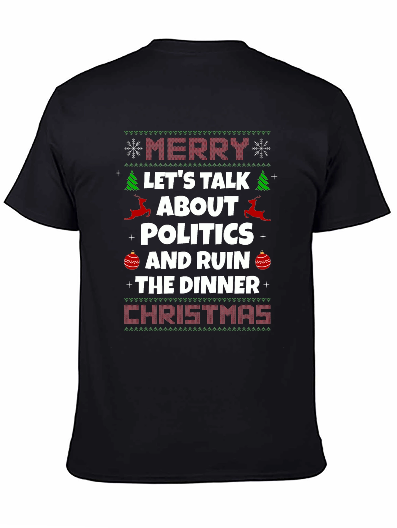 Merry Christmas Politics Dinner T-Shirt
