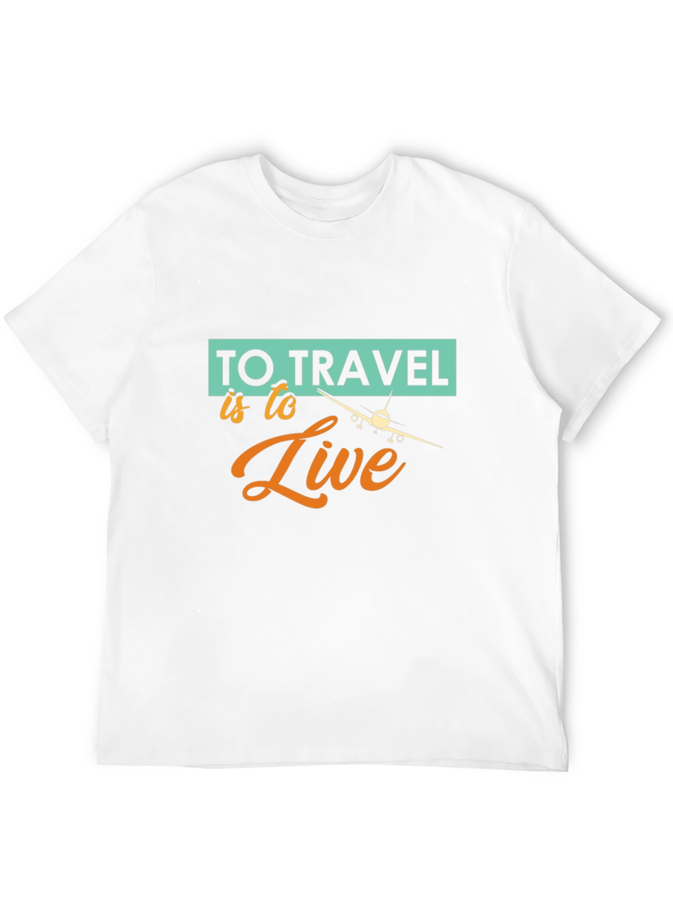Travel is to Live T-Shirt - Black Graphic Tee
