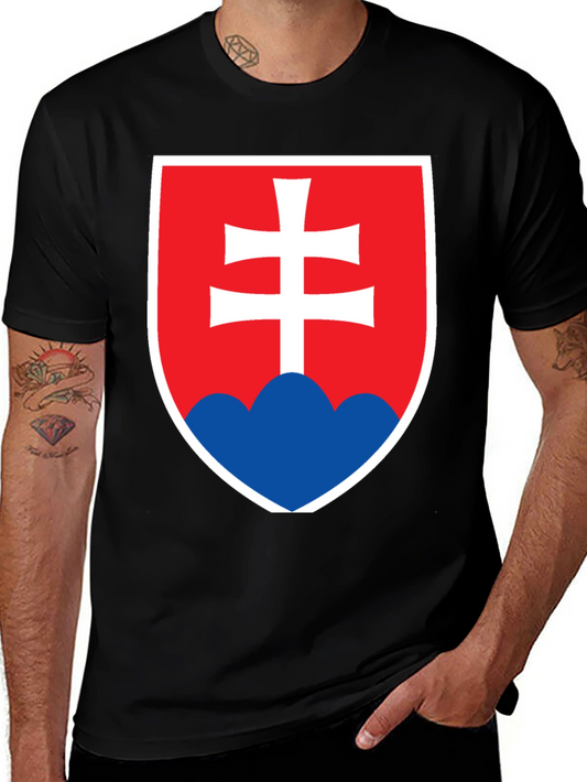 Slovakia Flag Graphic Tee - Stylish Slovak Pride T-Shirt