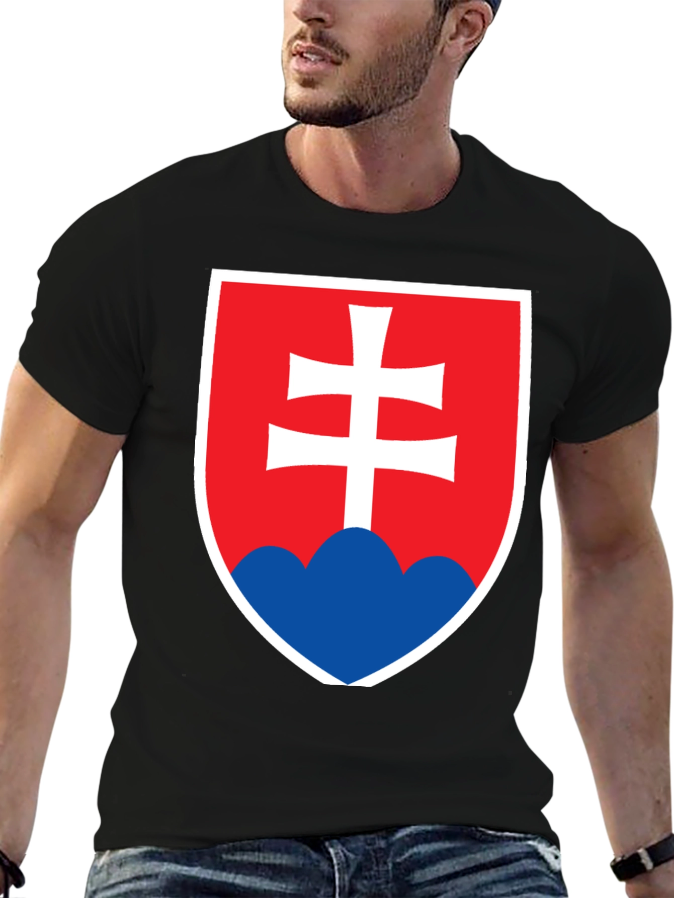 Slovakia Flag Graphic Tee - Stylish Slovak Pride T-Shirt
