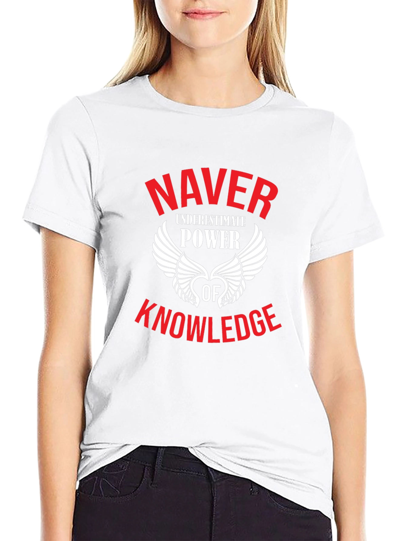 Naver Power of Knowledge Black T-Shirt