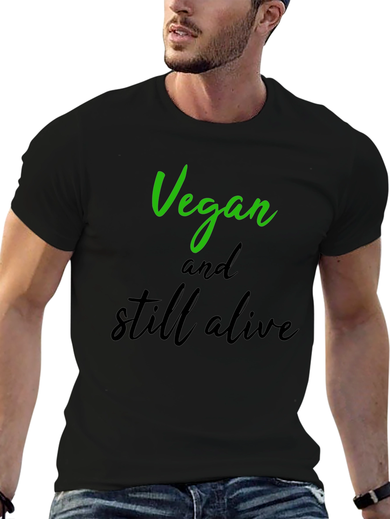 Vegan and Still Alive Graphic T-Shirt