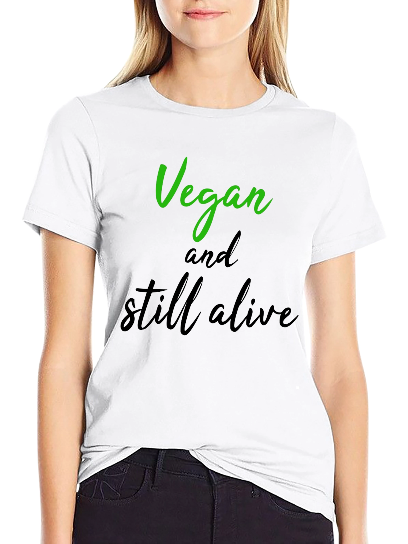 Vegan and Still Alive Graphic T-Shirt