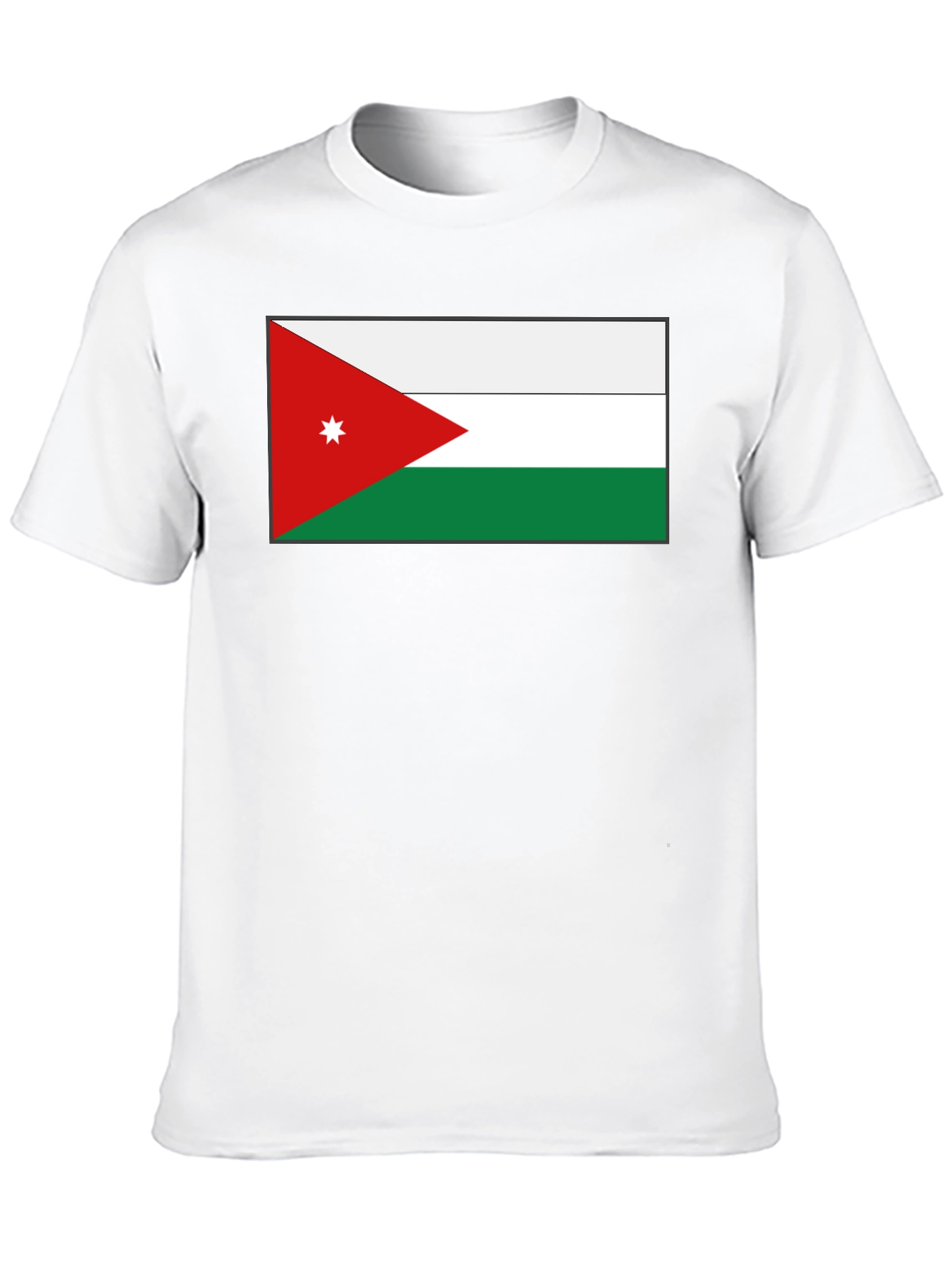 Jordan Flag T-Shirt - Black Cotton Tee