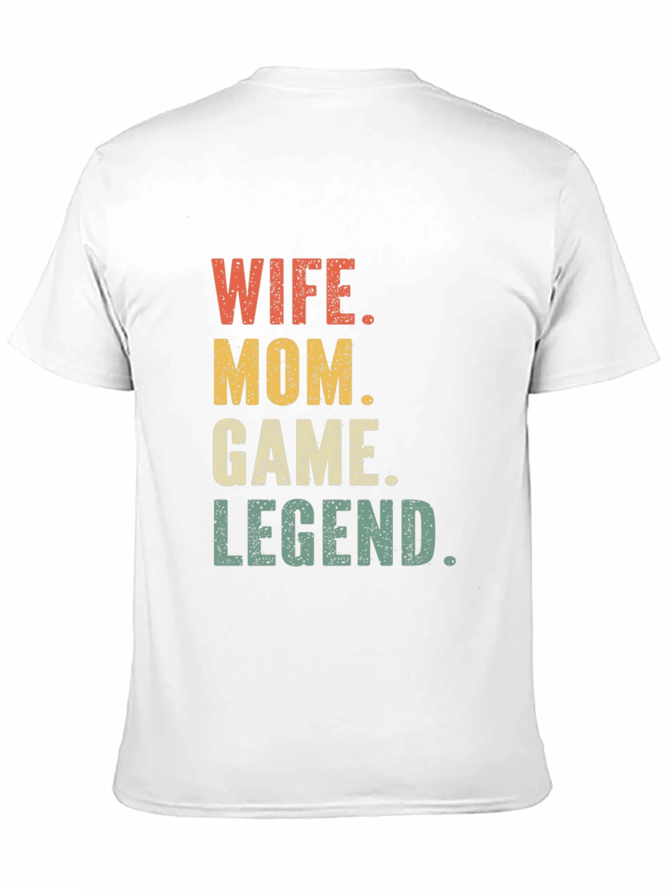 Wife Mom Game Legend T-Shirt - Black Novelty Tee