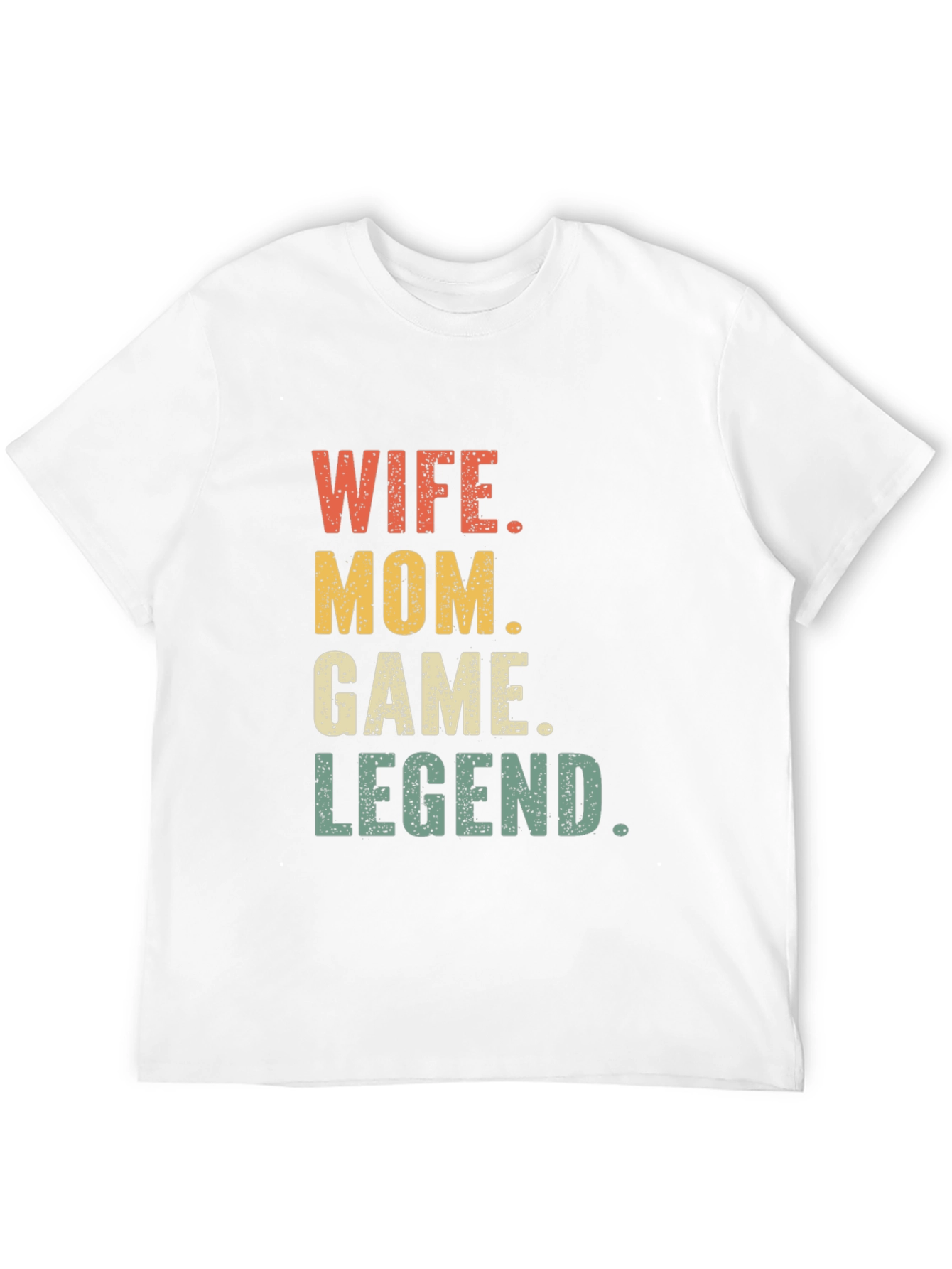 Wife Mom Game Legend T-Shirt - Black Novelty Tee