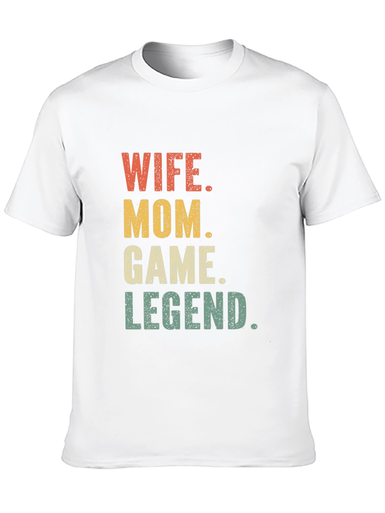 Wife Mom Game Legend T-Shirt - Black Novelty Tee