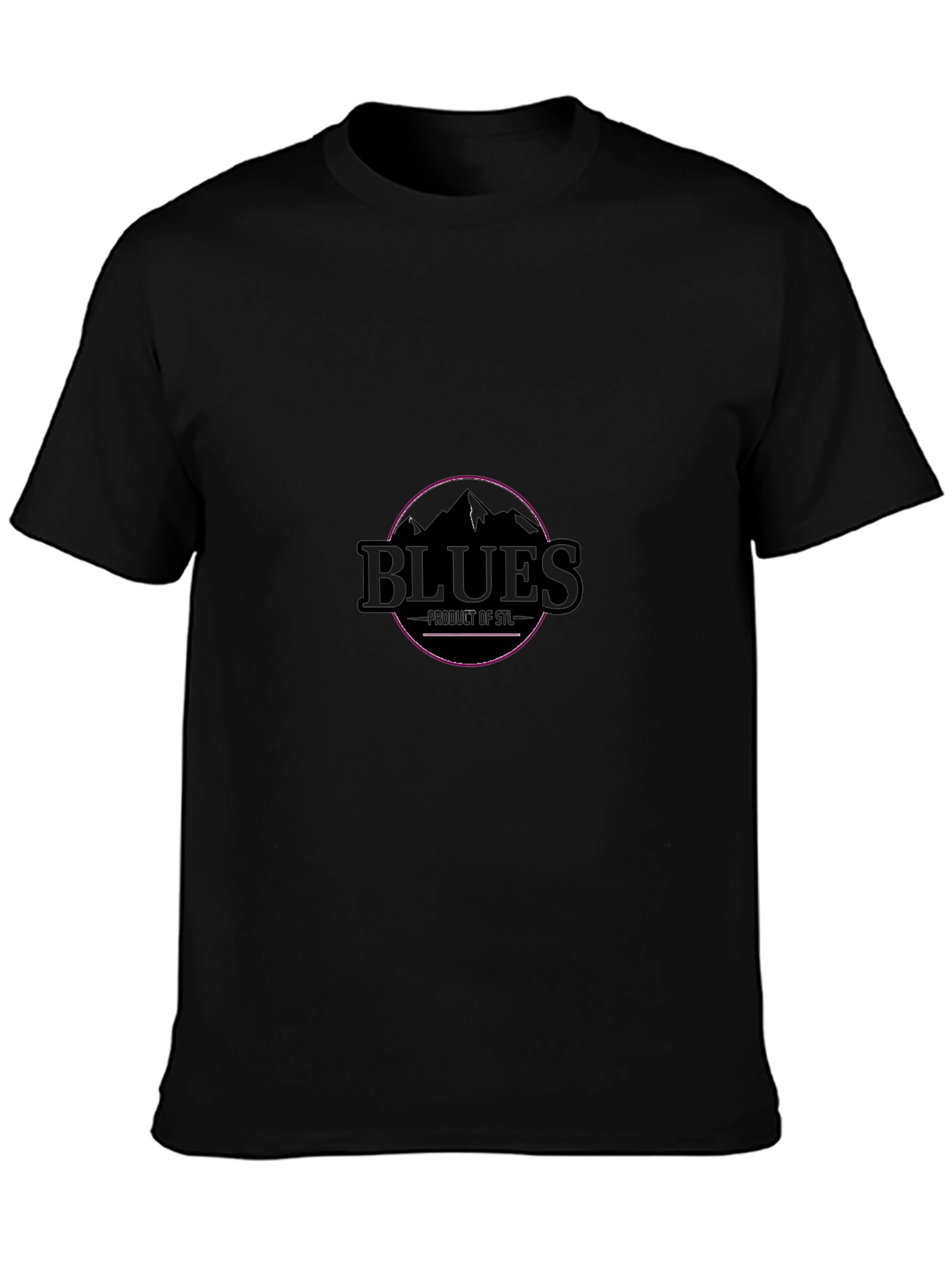 Blues Product of STL Graphic Tee - Black