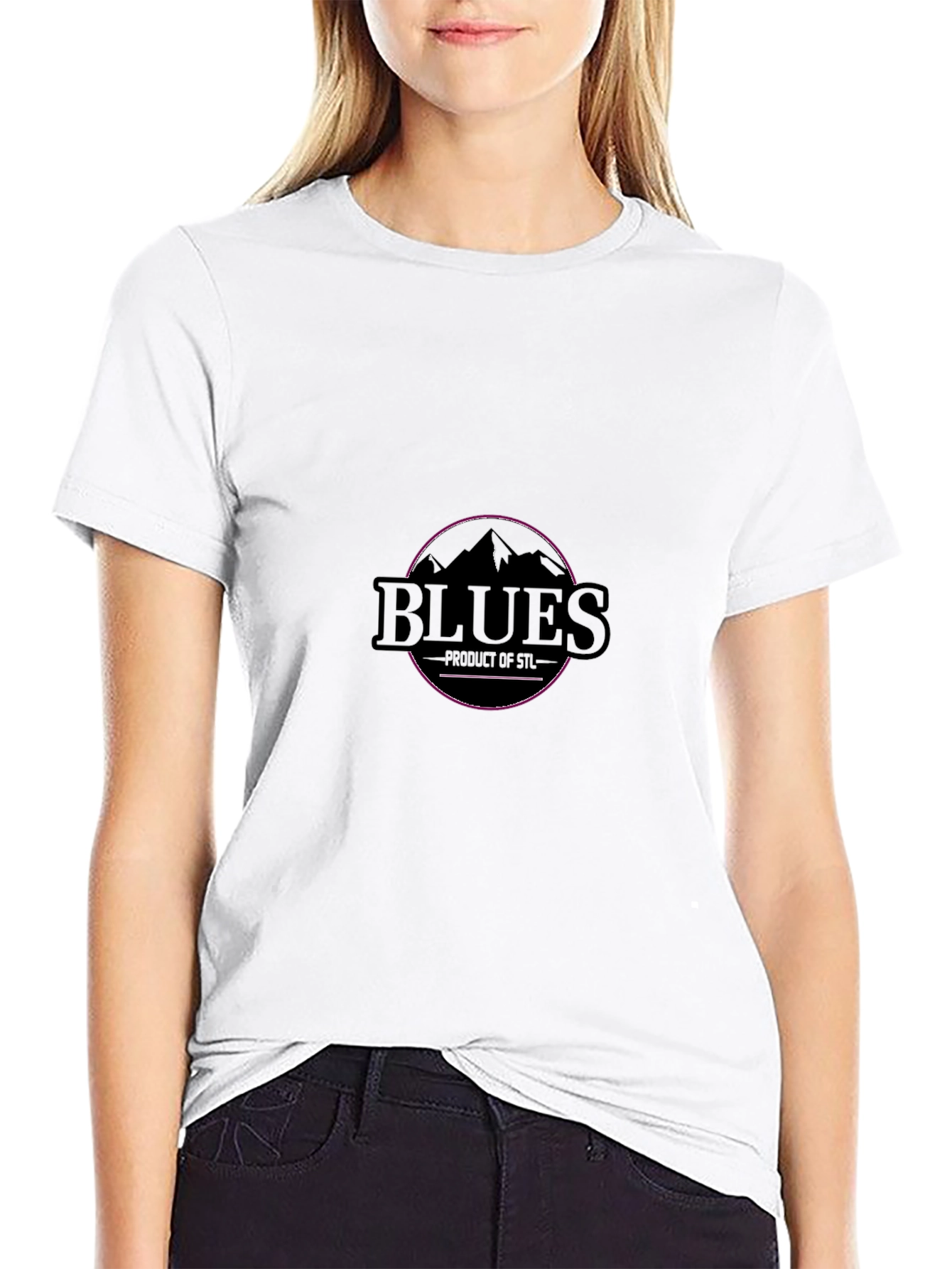 Blues Product of STL Graphic Tee - Black