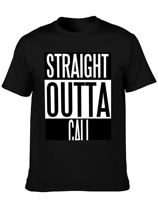 Straight Outta Cali Graphic Tee - Black