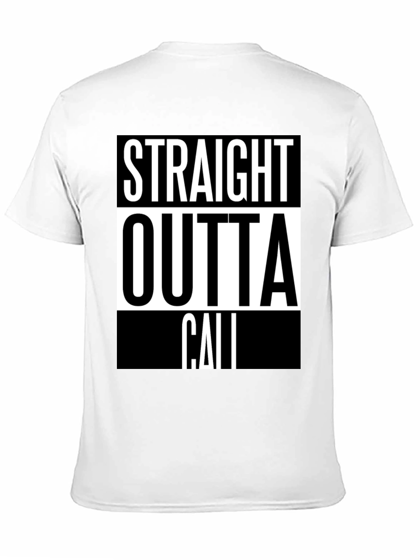 Straight Outta Cali Graphic Tee - Black