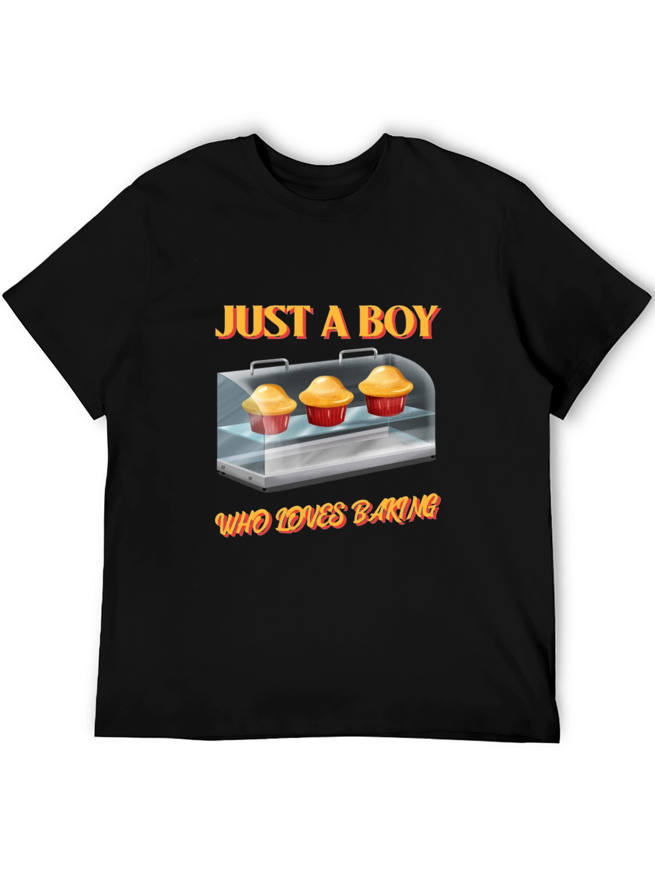 Just A Boy Who Loves Baking Graphic T-Shirt