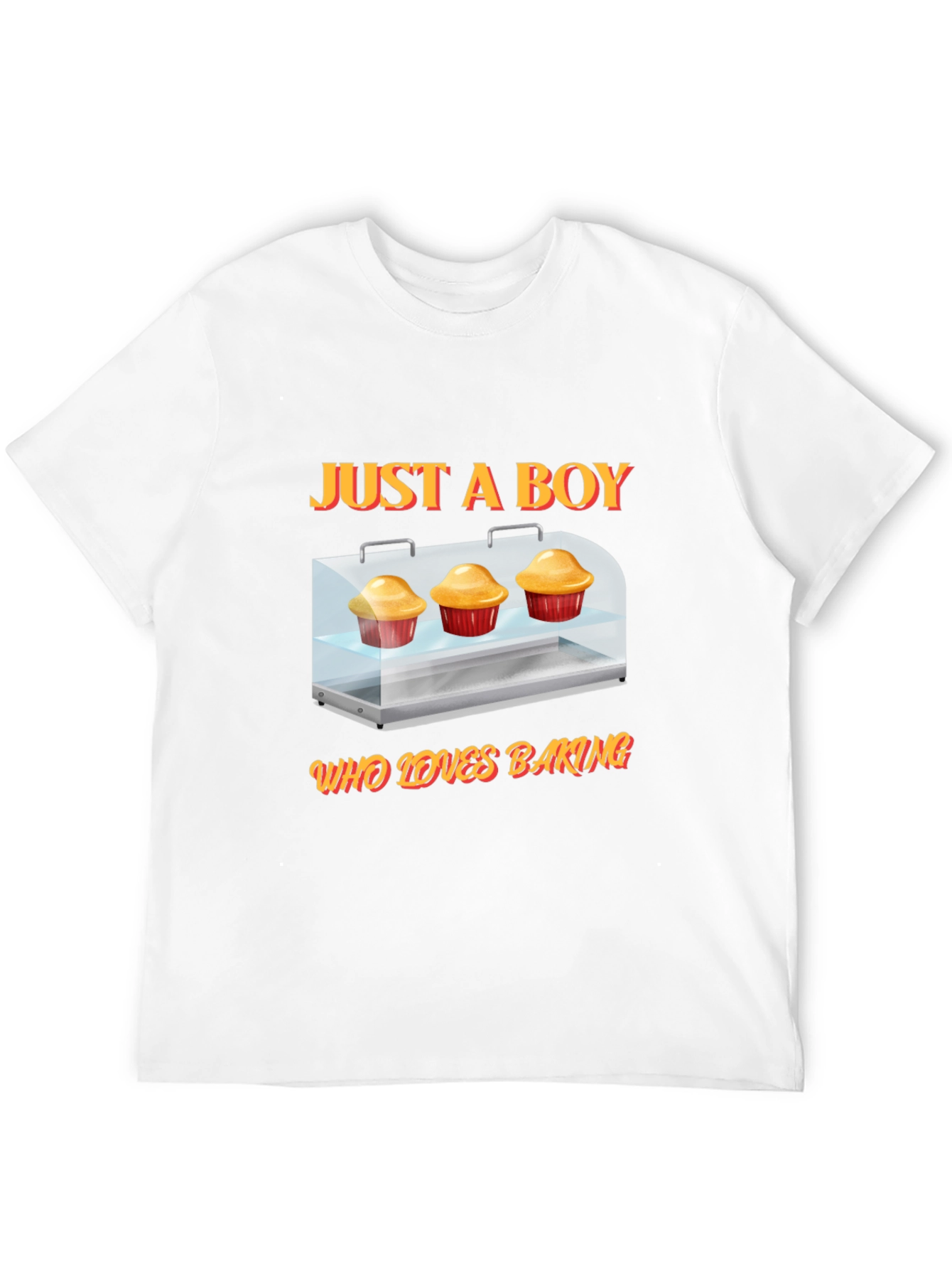 Just A Boy Who Loves Baking Graphic T-Shirt