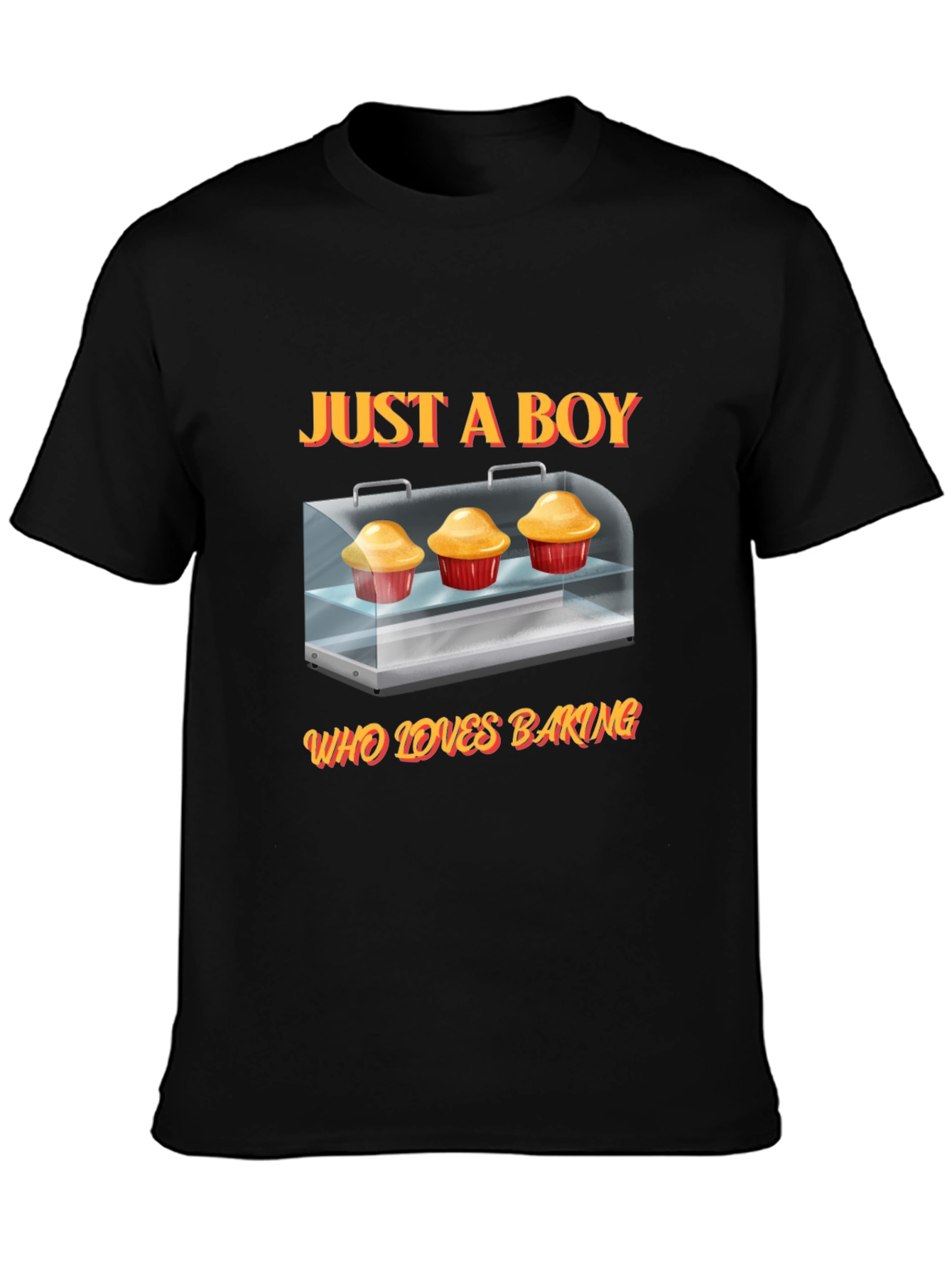 Just A Boy Who Loves Baking Graphic T-Shirt