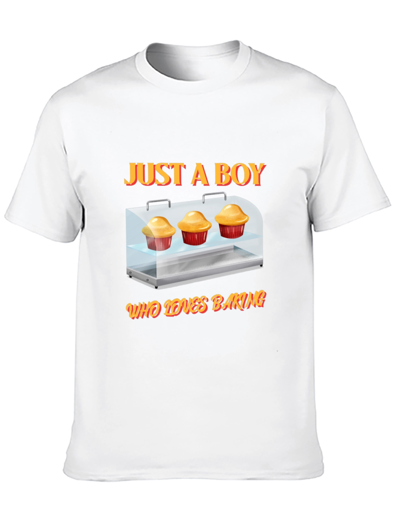 Just A Boy Who Loves Baking Graphic T-Shirt