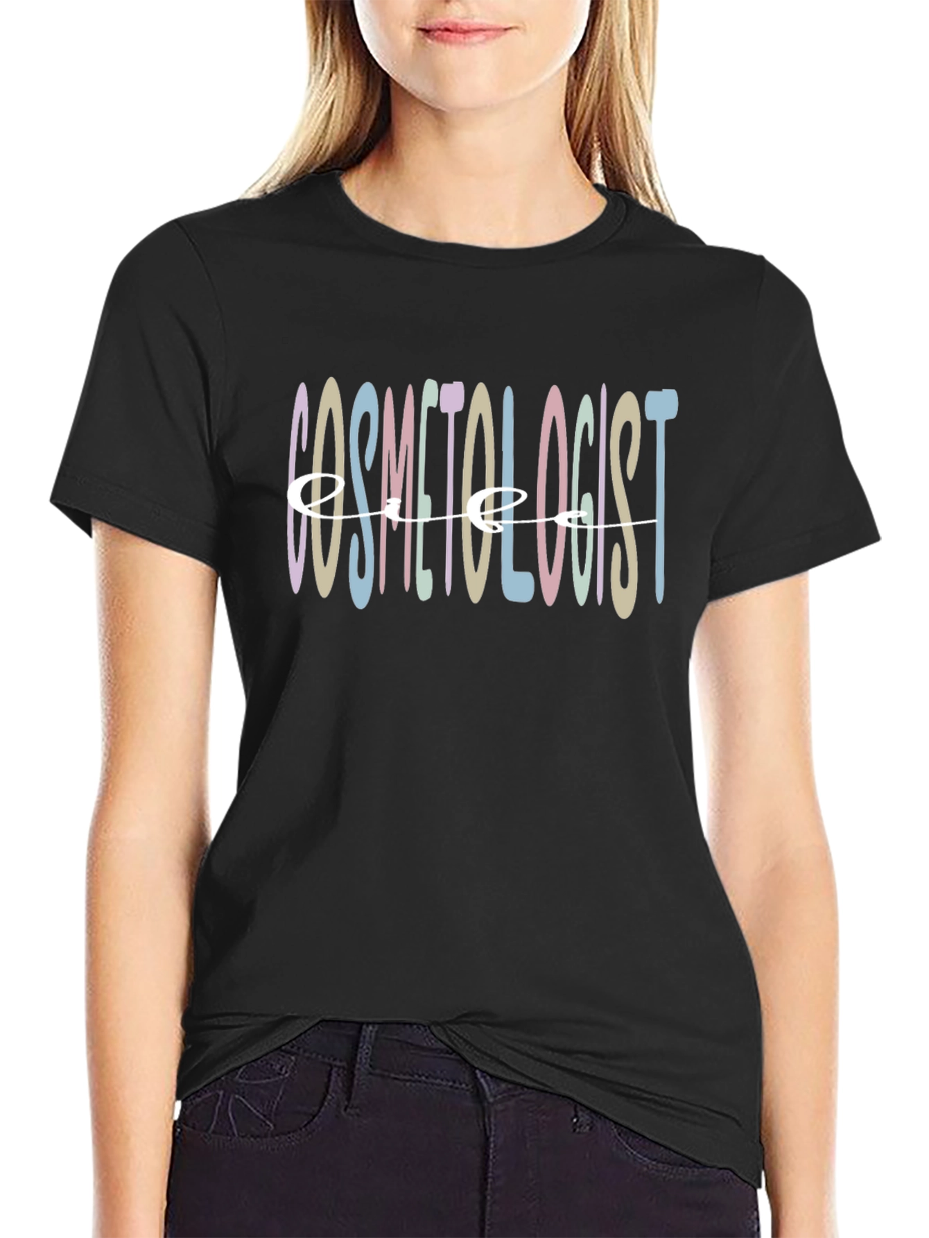 Cosmetologist Pastel T-Shirt - Stylish & Comfortable