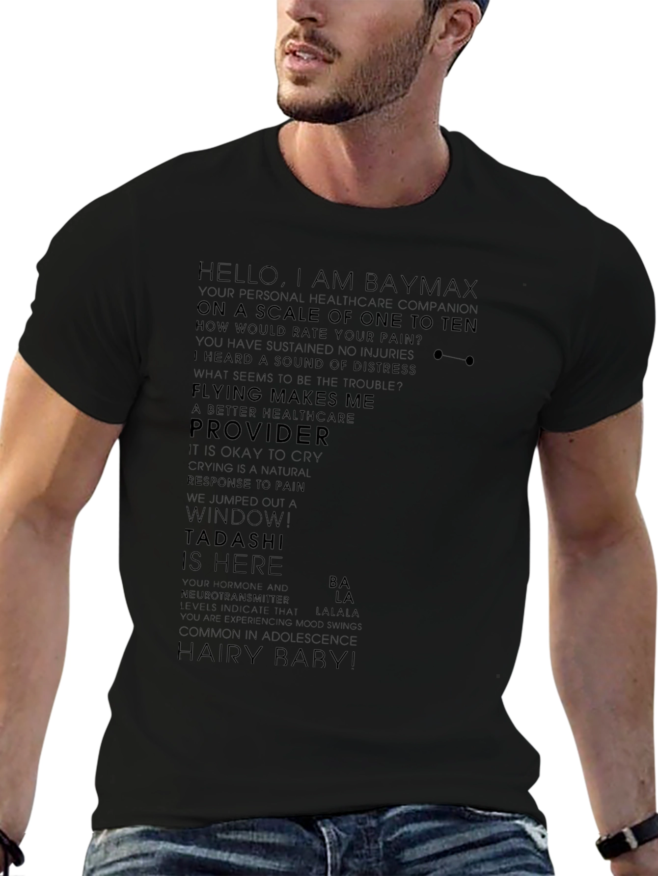 Baymax Quote T-Shirt - Healthcare Companion Tee