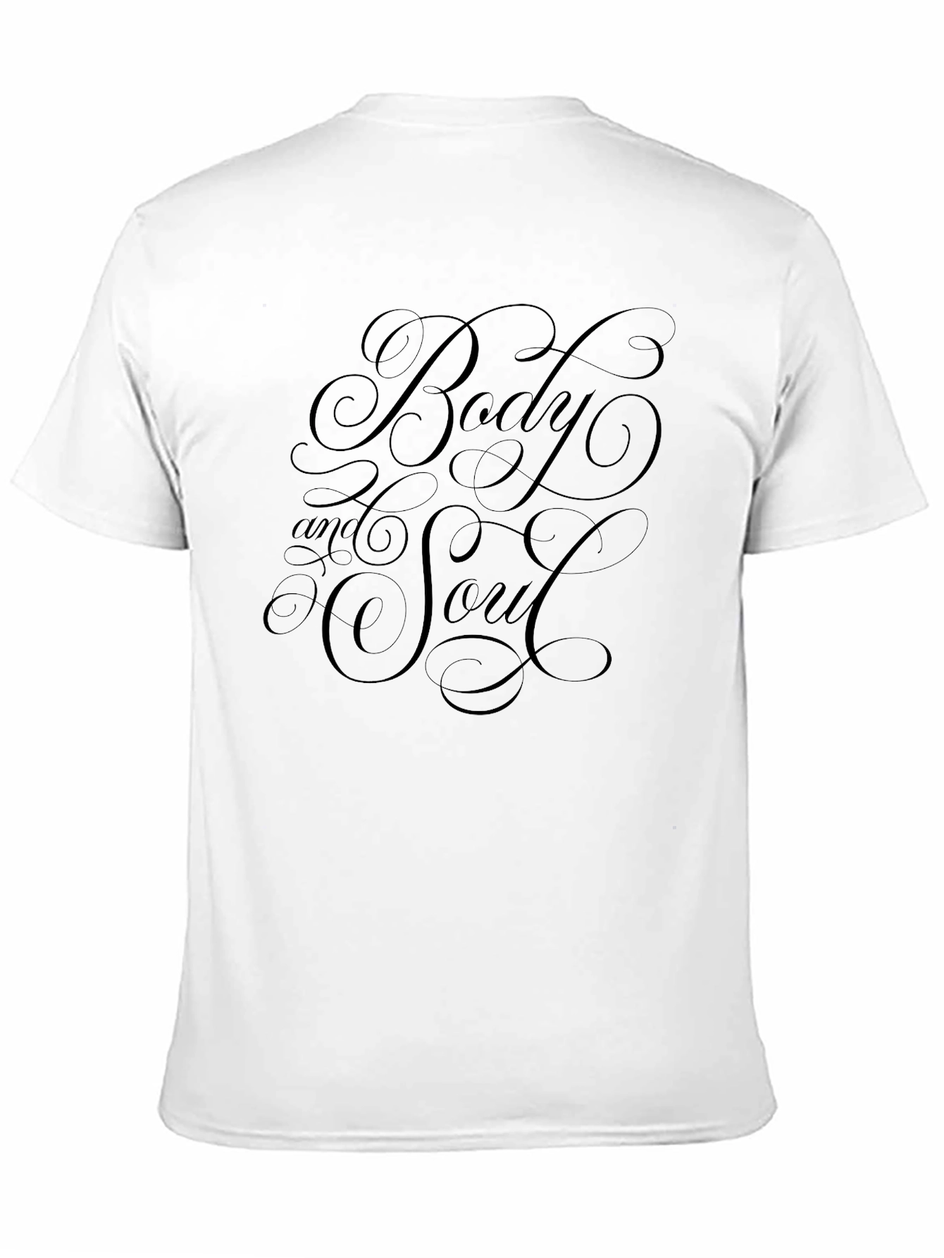 Body and Soul Graphic Tee - Stylish Black T-Shirt