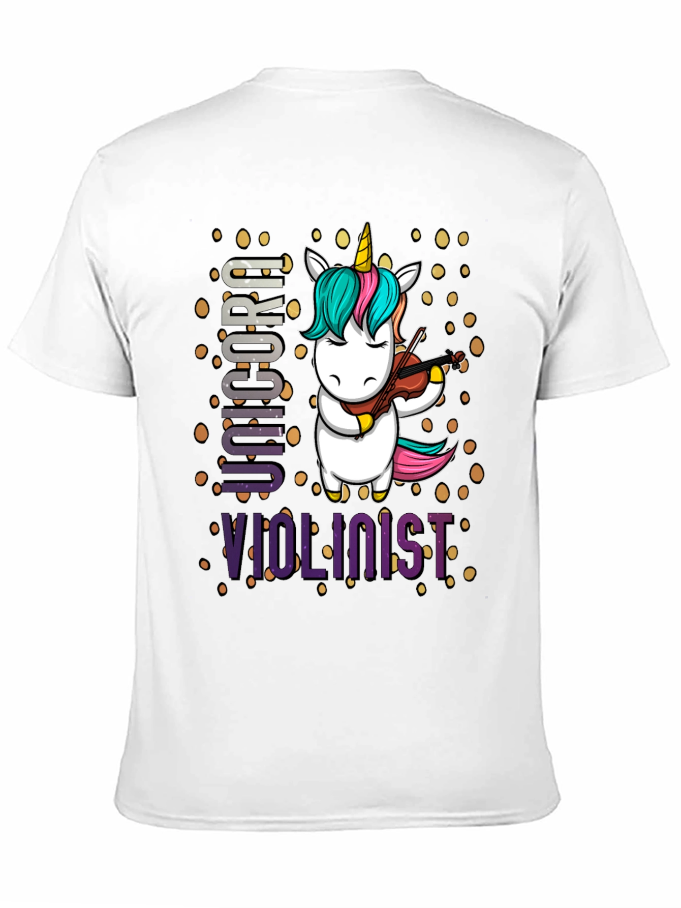 Unicorn Violinist Graphic T-Shirt