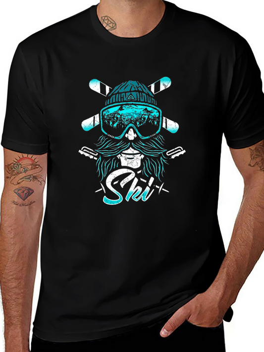 Cool Ski Beard T-Shirt